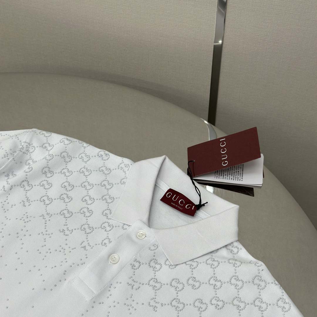 Gucci Cotton Piquet Polo Shirt - FashionPlug