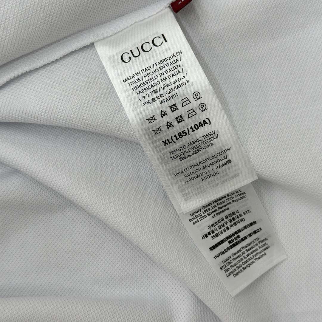 Gucci Cotton Piquet Polo Shirt - FashionPlug
