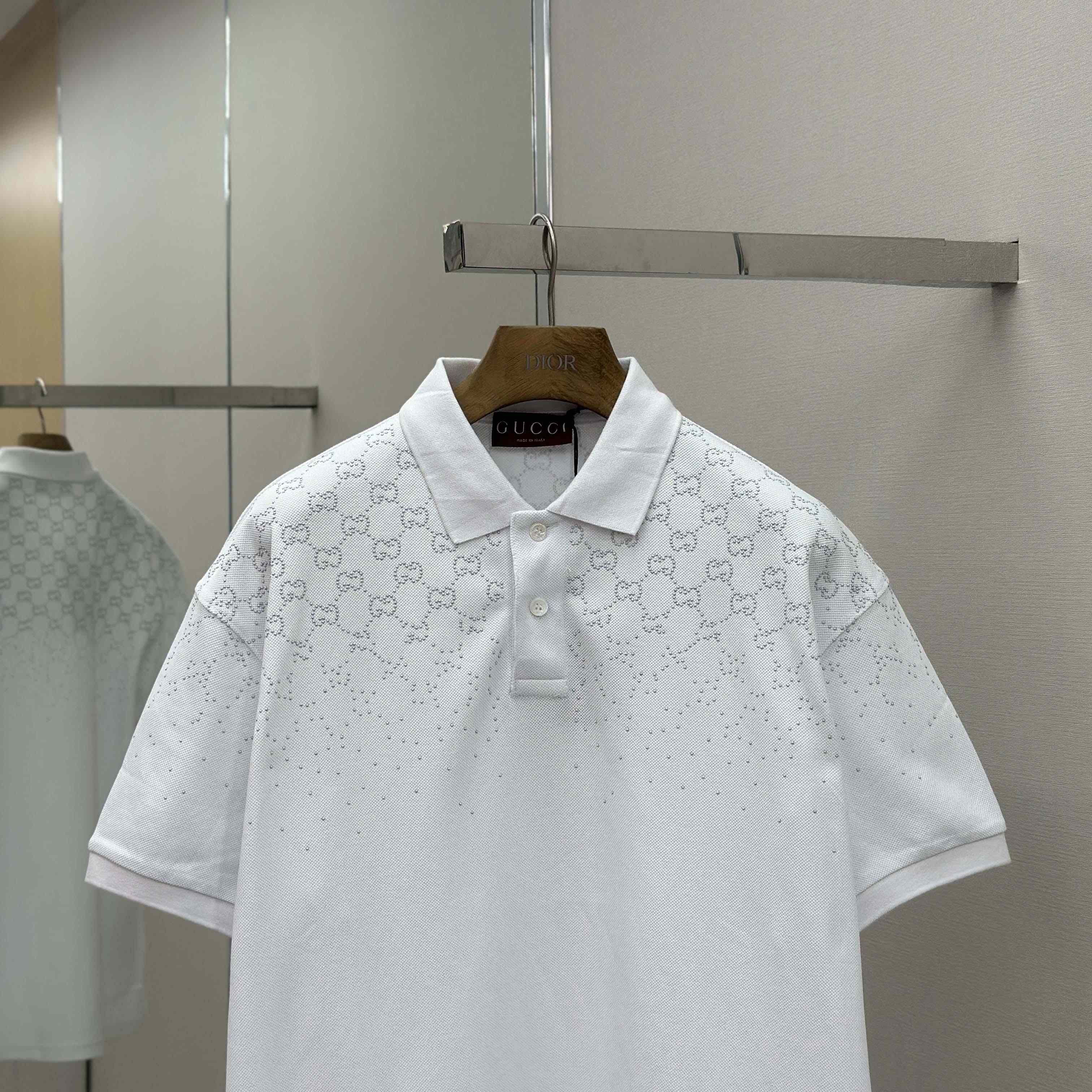 Gucci Cotton Piquet Polo Shirt - FashionPlug