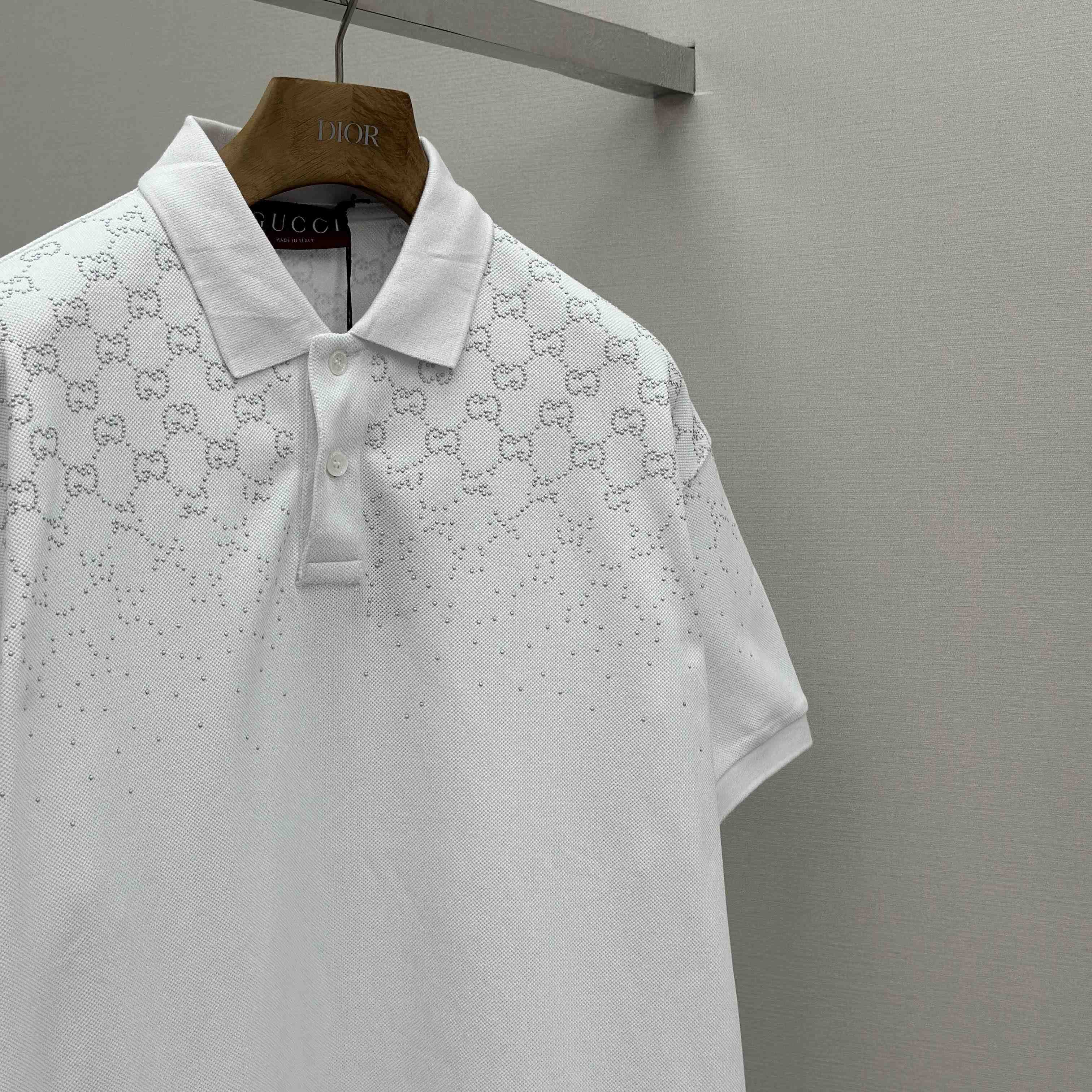 Gucci Cotton Piquet Polo Shirt - FashionPlug