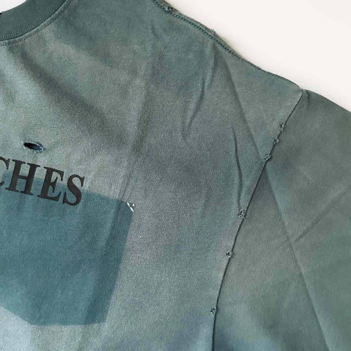 Enfants Riches Déprimés Classic Logo Long-Sleeve T-Shirt 'Stained Blue' - FashionPlug