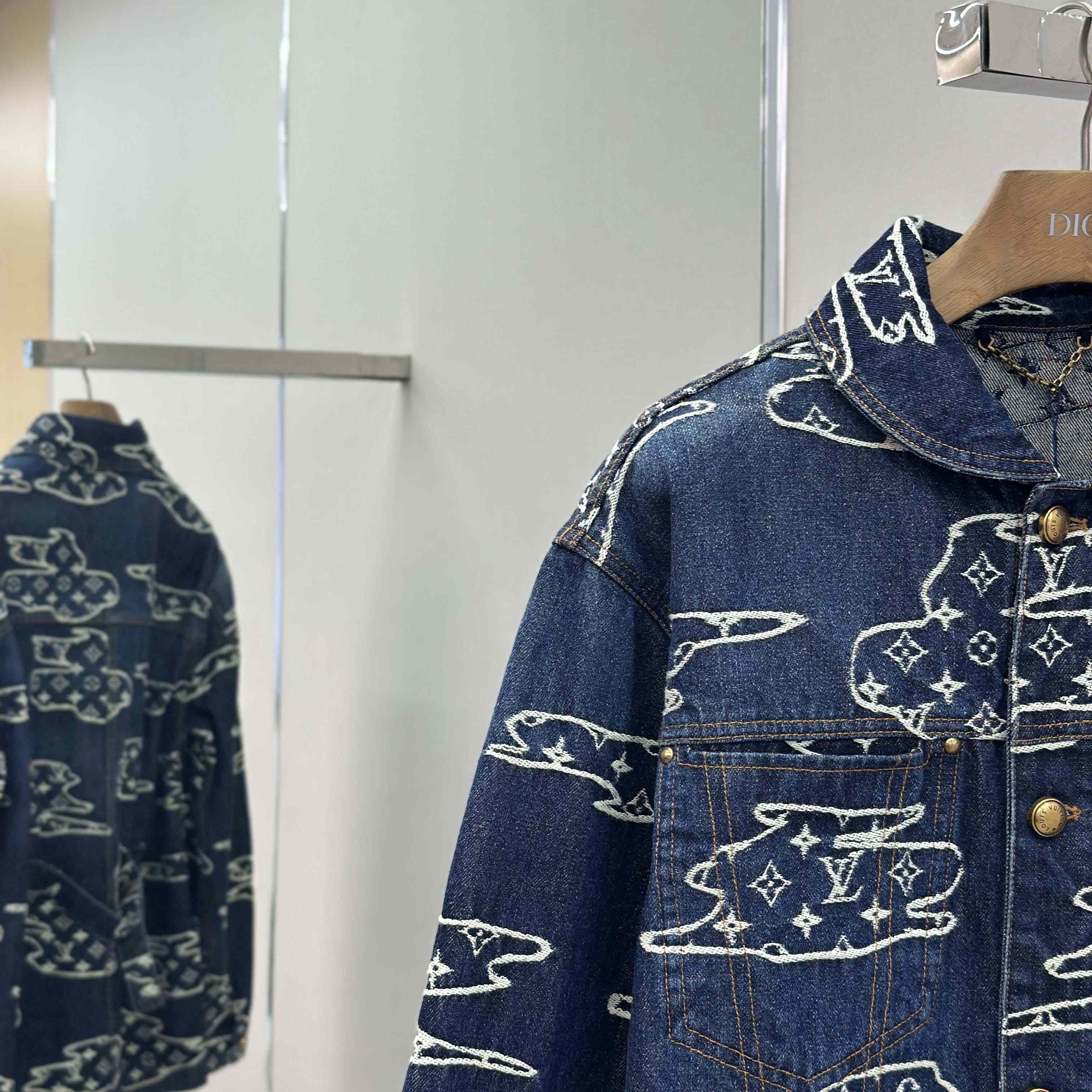 Louis Vuitton Monogram Denim Workwear Blouson   1AILN5 - FashionPlug