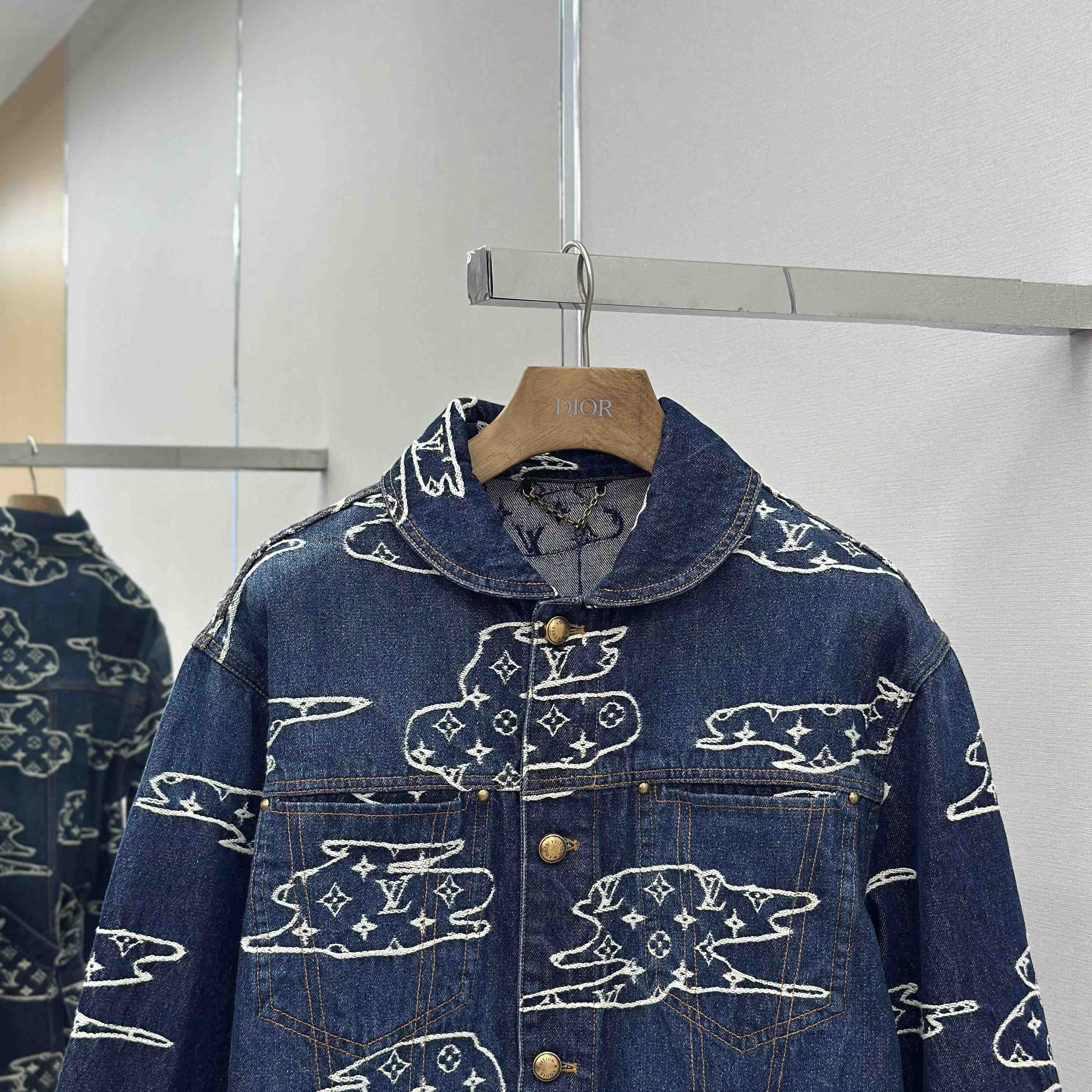 Louis Vuitton Monogram Denim Workwear Blouson   1AILN5 - FashionPlug