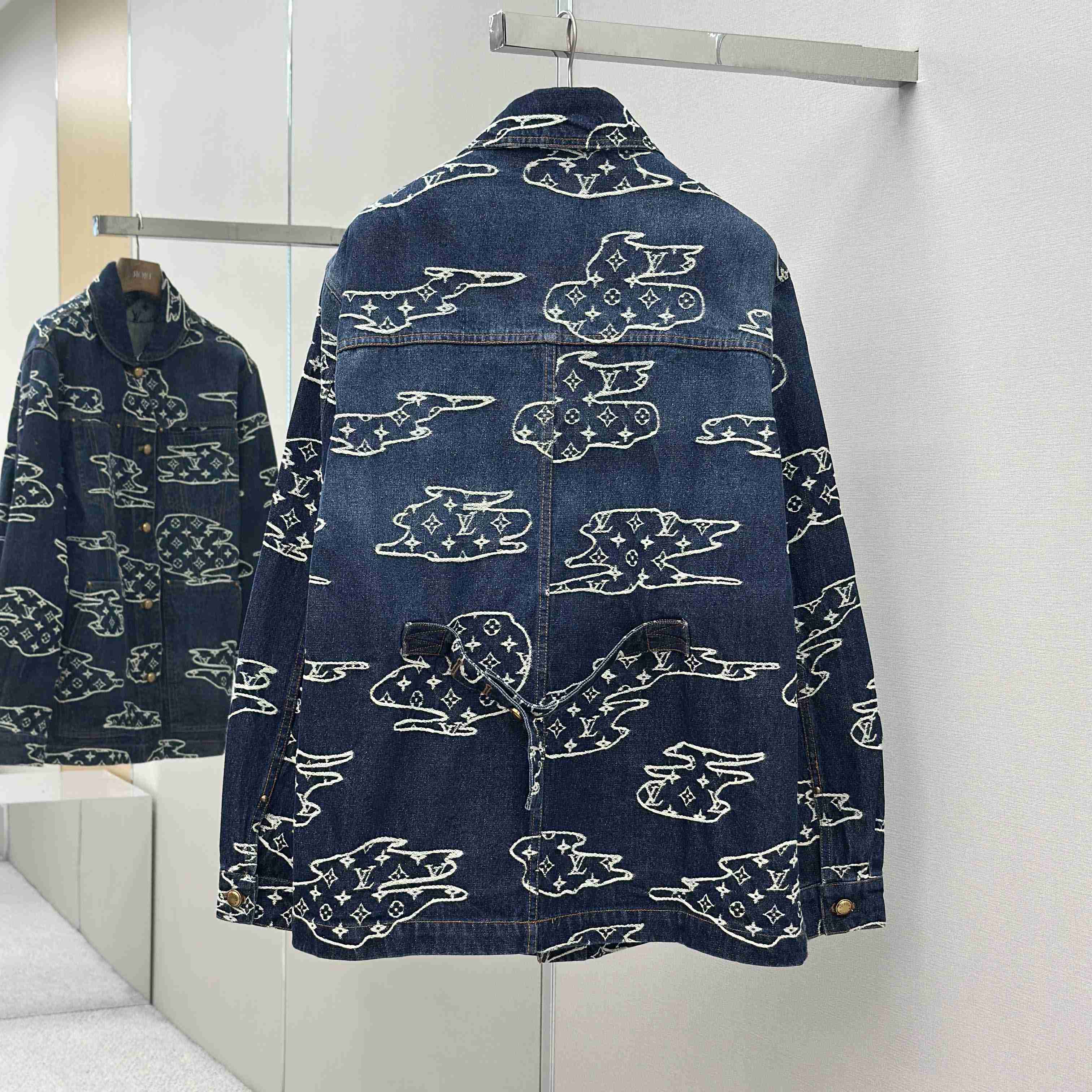 Louis Vuitton Monogram Denim Workwear Blouson   1AILN5 - FashionPlug