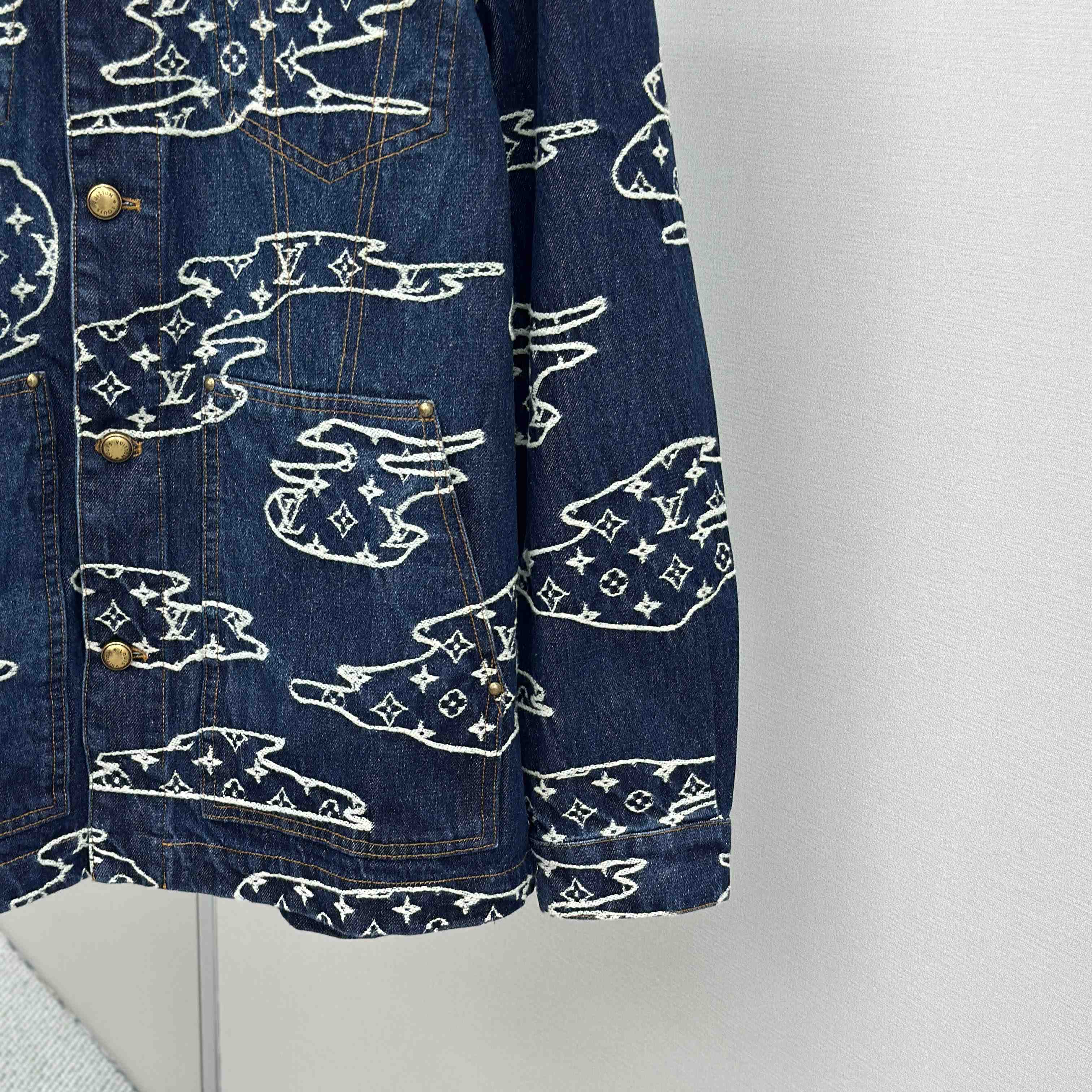 Louis Vuitton Monogram Denim Workwear Blouson   1AILN5 - FashionPlug