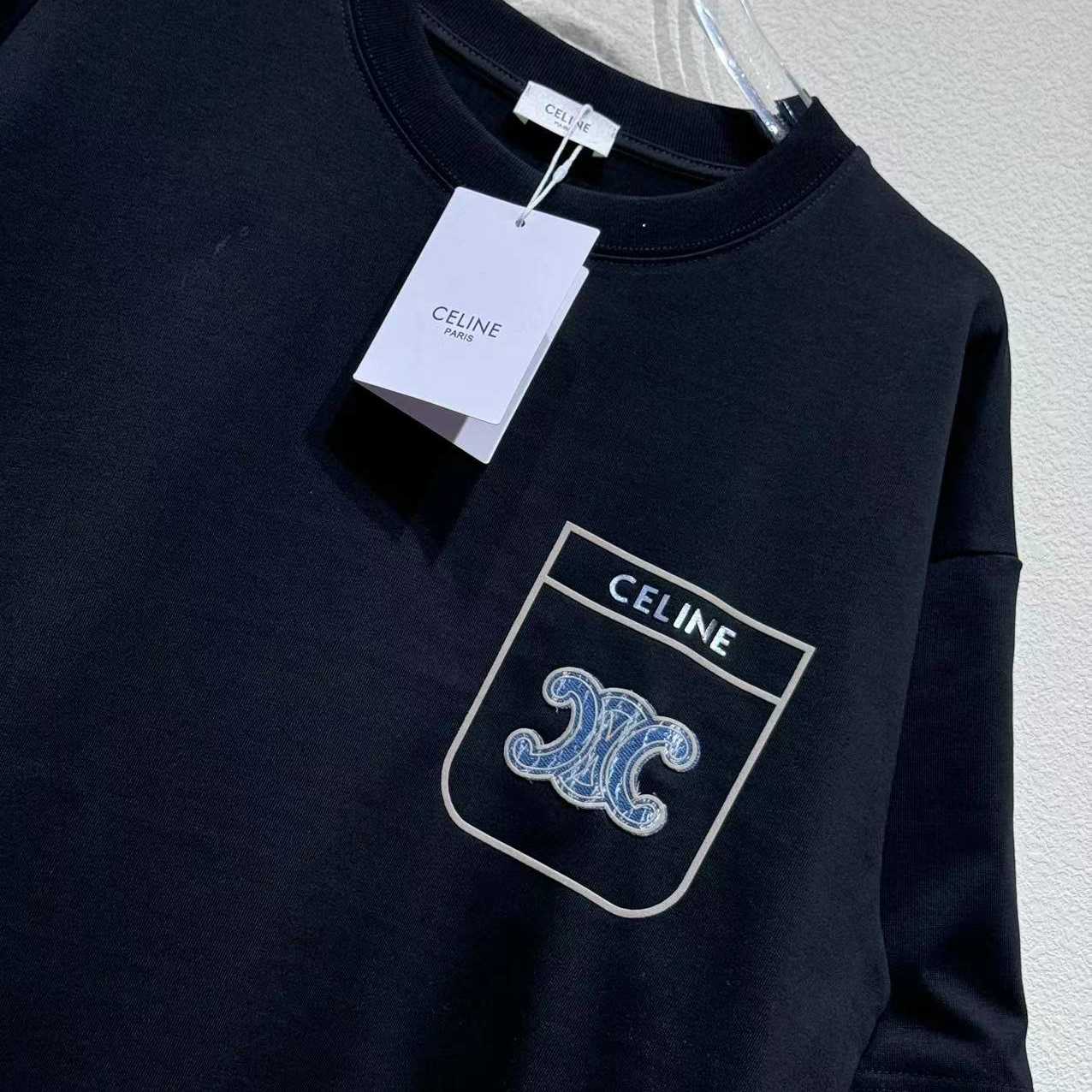 Celine Cotton Tee - FashionPlug