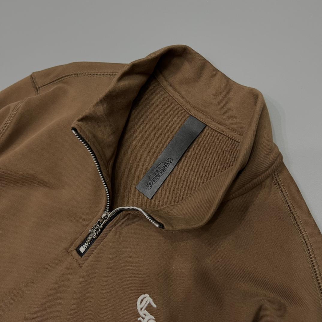 Chrome Hearts Slow Ride Half Zip Blouson - FashionPlug