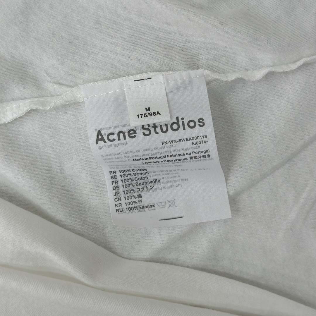 Acne Studios Logo T-shirt - Relaxed Fit - FashionPlug