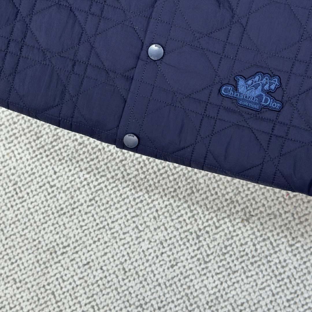 Dior Overshirt With Christian Dior Couture Lily Of The Valley Embroidery  - FashionPlug