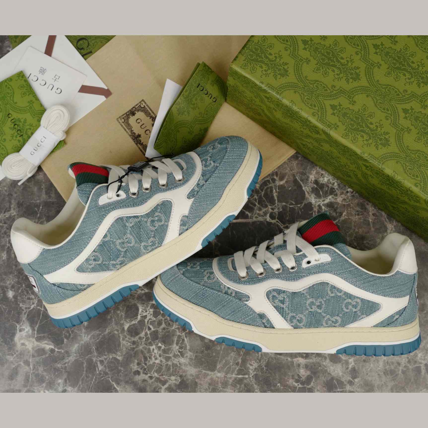 Gucci Re-Web Sneaker - FashionPlug