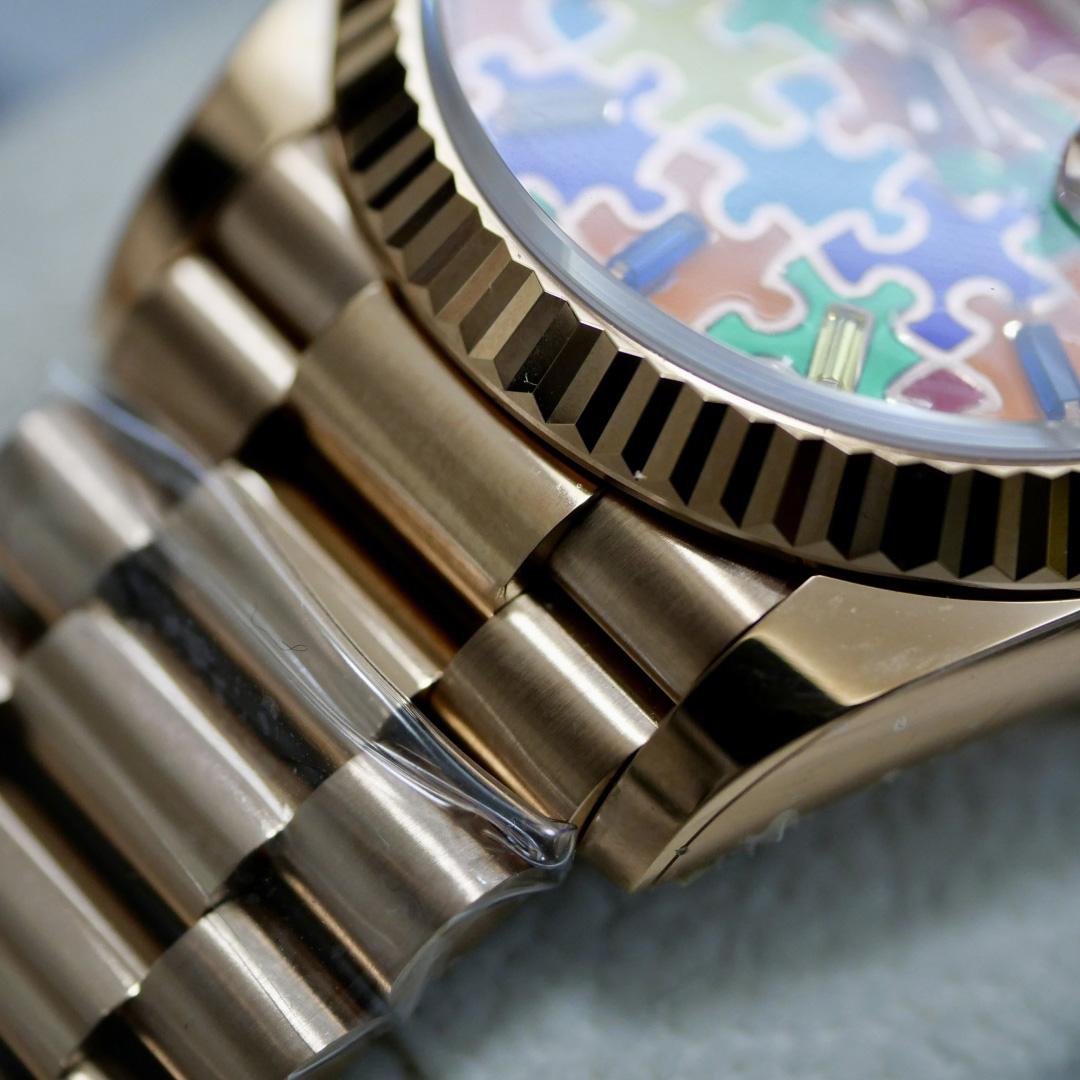 Rolex Oyster Perpetual Day-Date, 36mm, rose gold  128235 - FashionPlug
