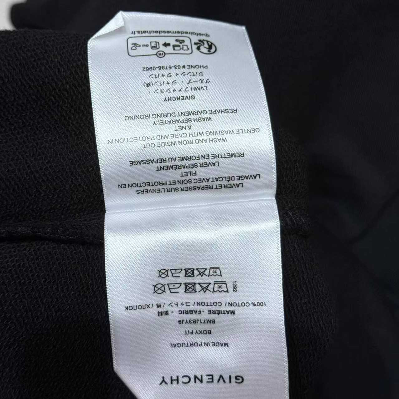 Givenchy Embroidered Logo Fleece Polo Sweatshirt In Black - FashionPlug