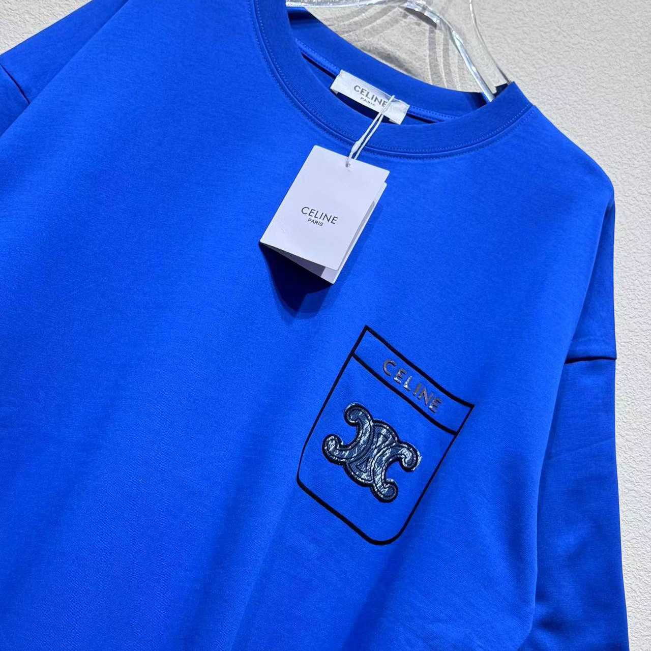 Celine Cotton Tee - FashionPlug