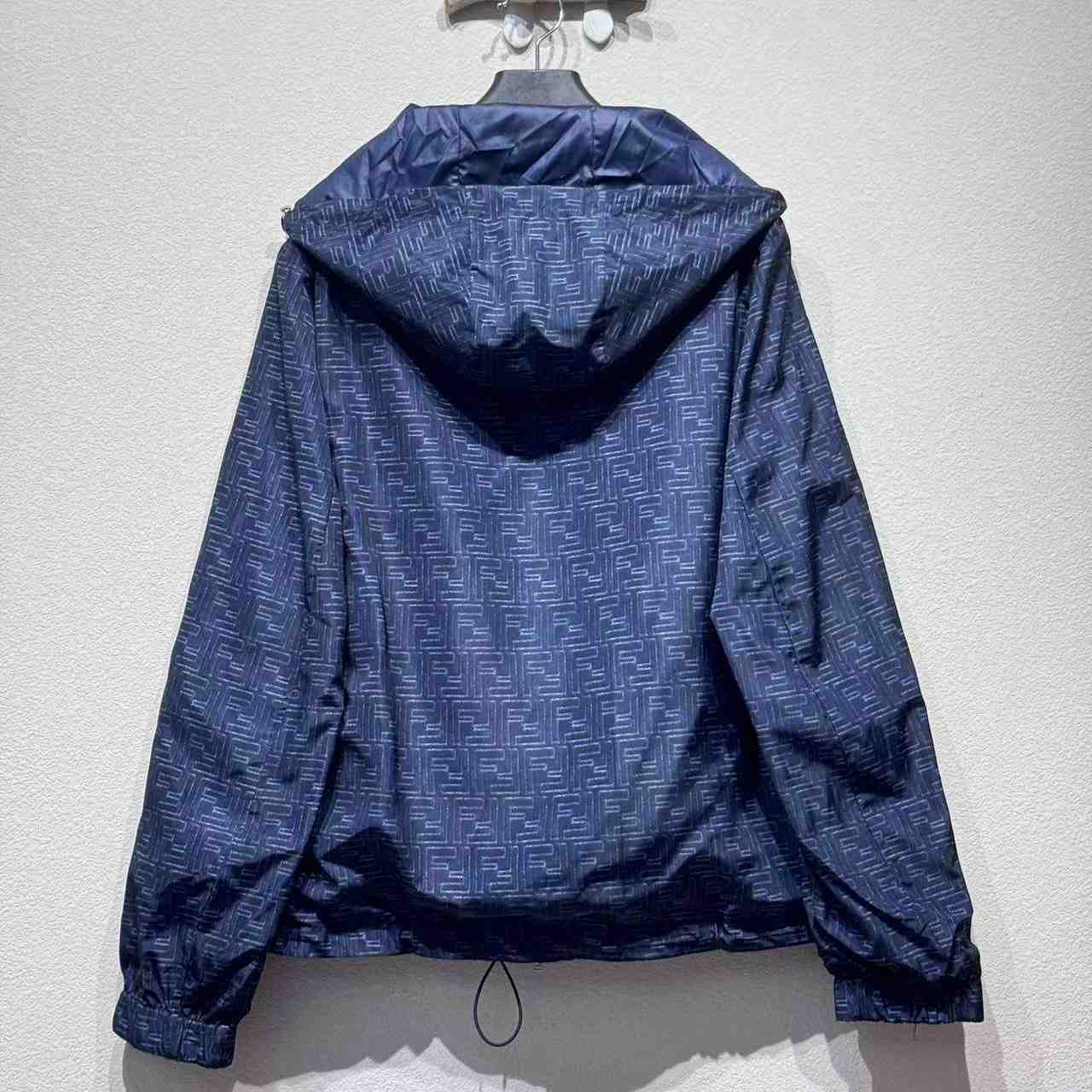Fendi Blue FF Nylon Jacket - FashionPlug