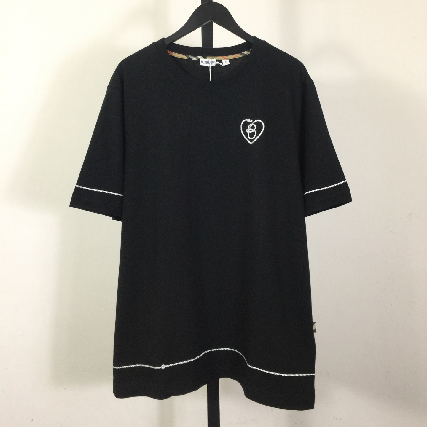 Burberry B Heart Cotton T-shirt - FashionPlug