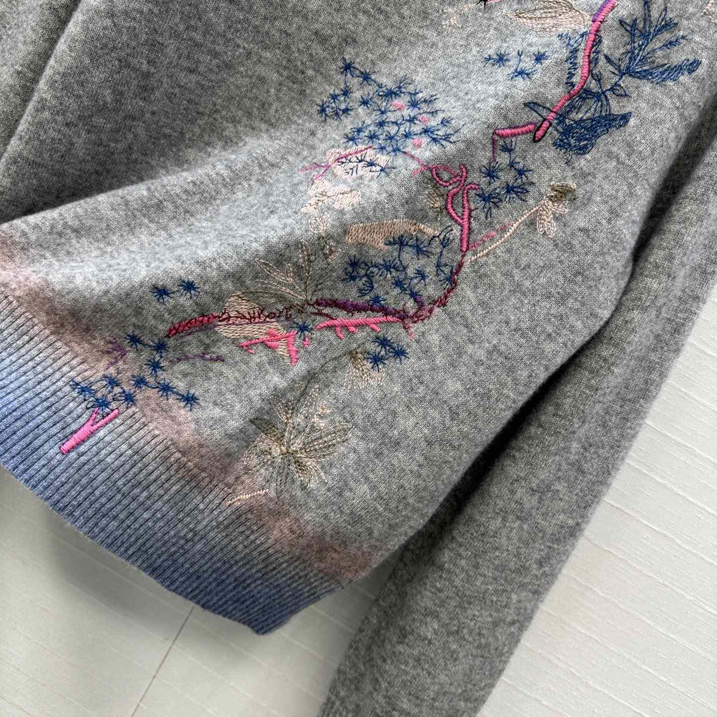 Dior Embroidered Sweater  - FashionPlug