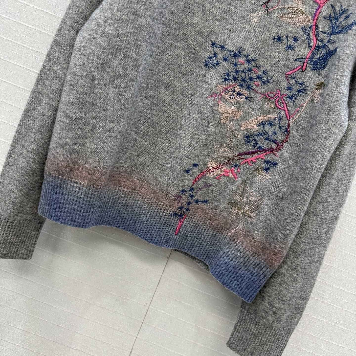 Dior Embroidered Sweater  - FashionPlug