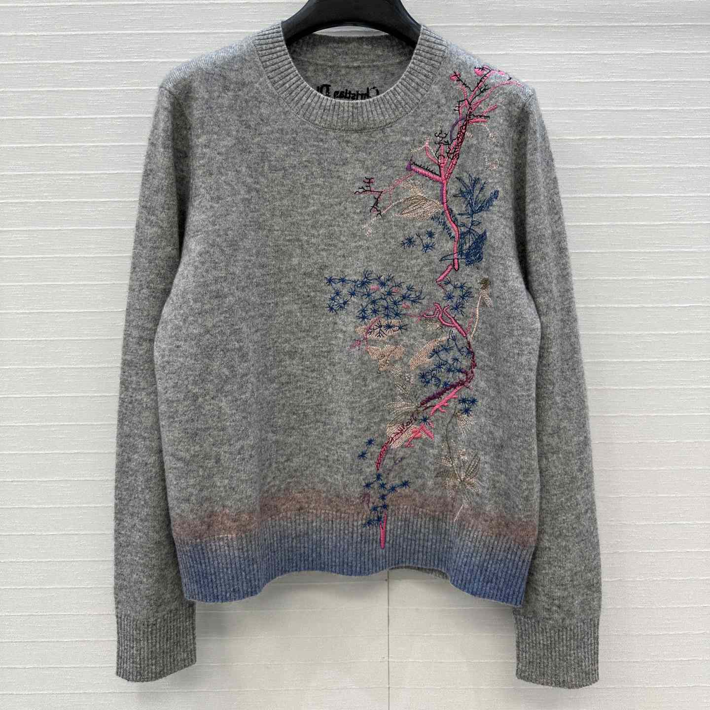 Dior Embroidered Sweater  - FashionPlug
