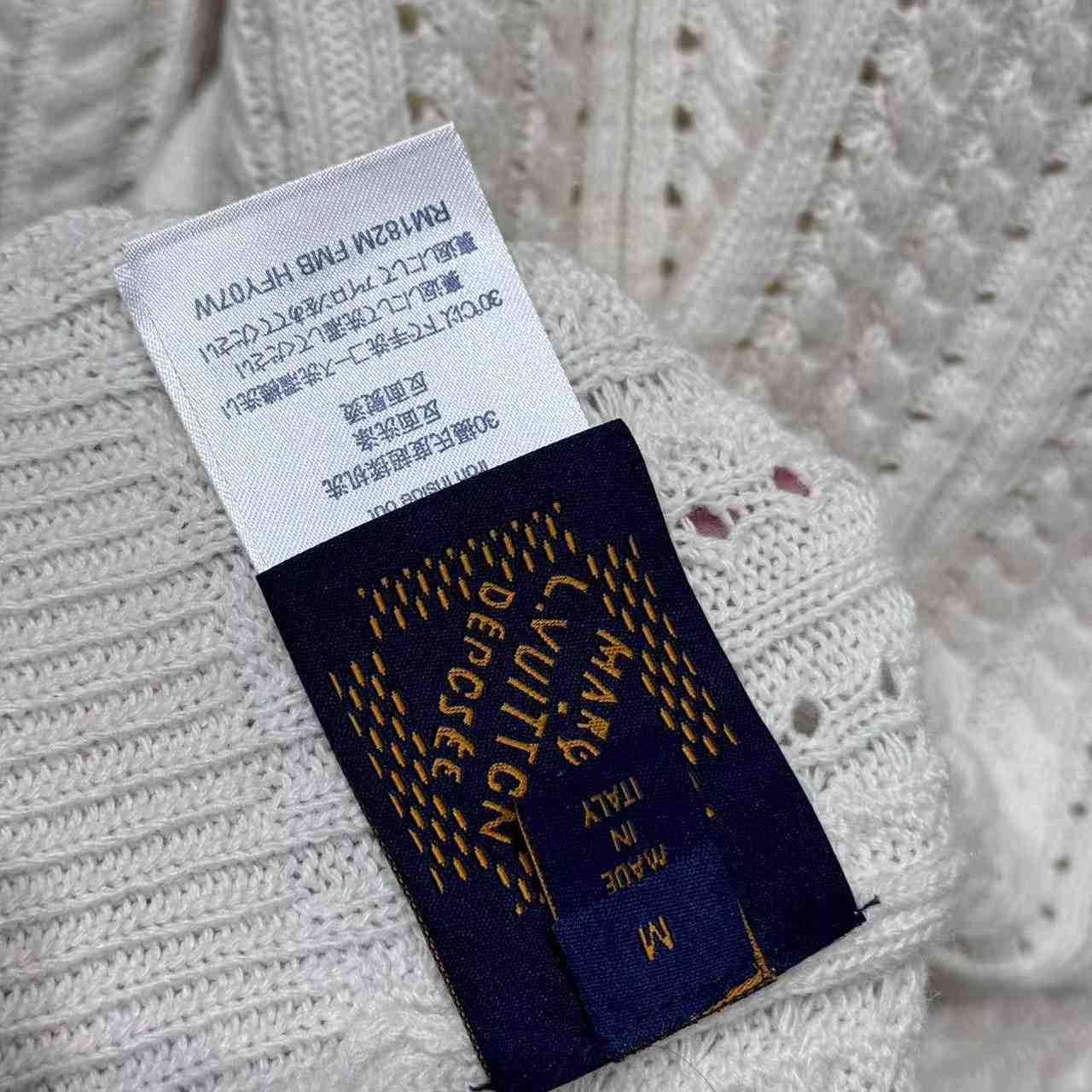 Louis Vuitton Long-Sleeved Cable-Knit Crewneck   1AHVOL - FashionPlug