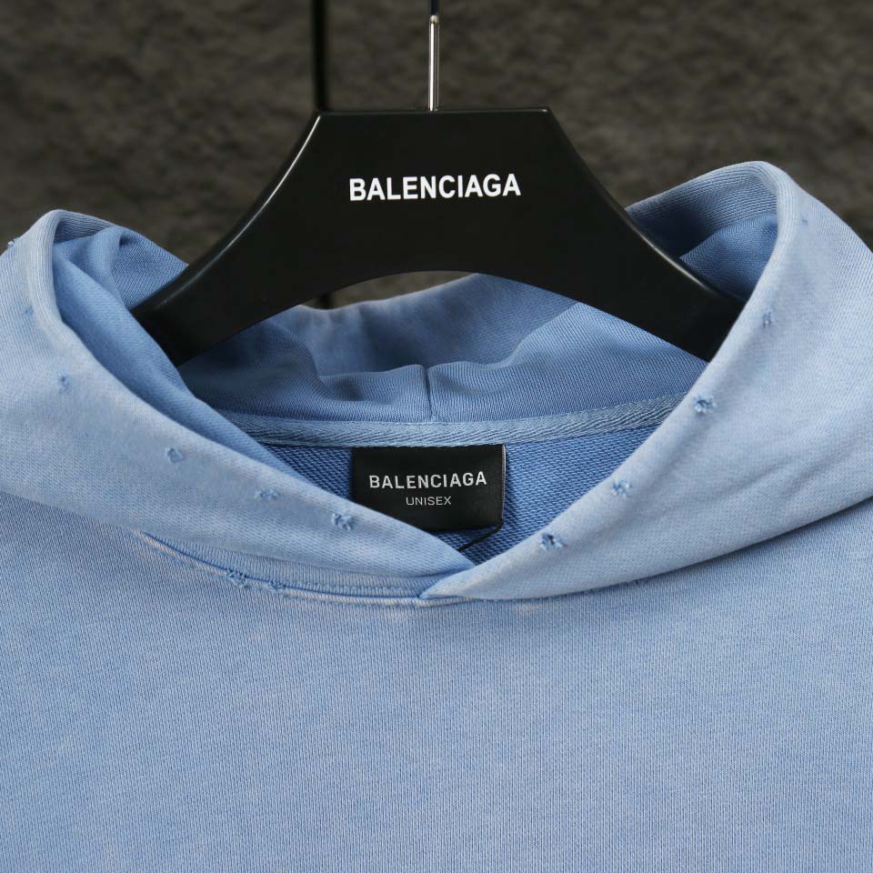 Balenciaga Faded Tape Type hoodie - FashionPlug