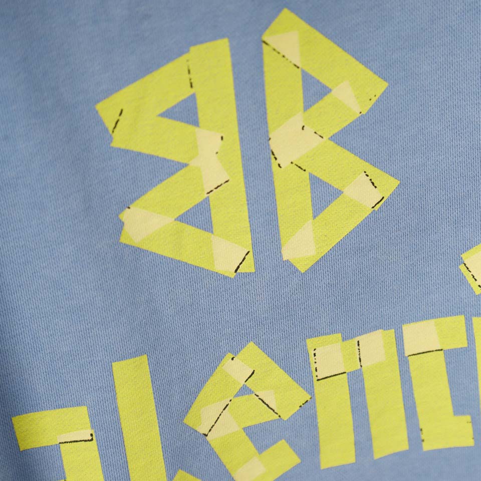 Balenciaga Faded Tape Type hoodie - FashionPlug