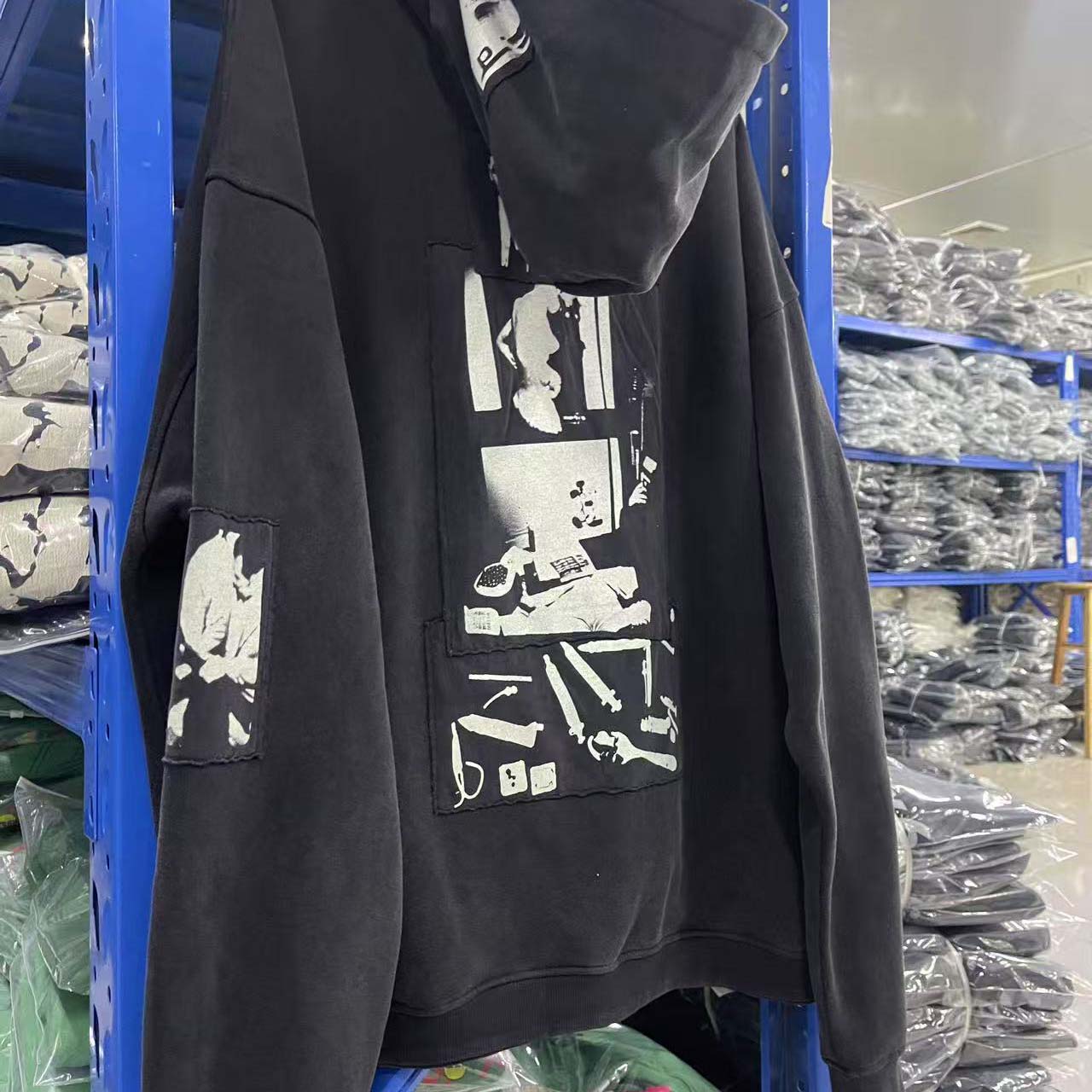 Enfants Riches Déprimés ERD Disarm Assemblage Zip Hoodie - FashionPlug