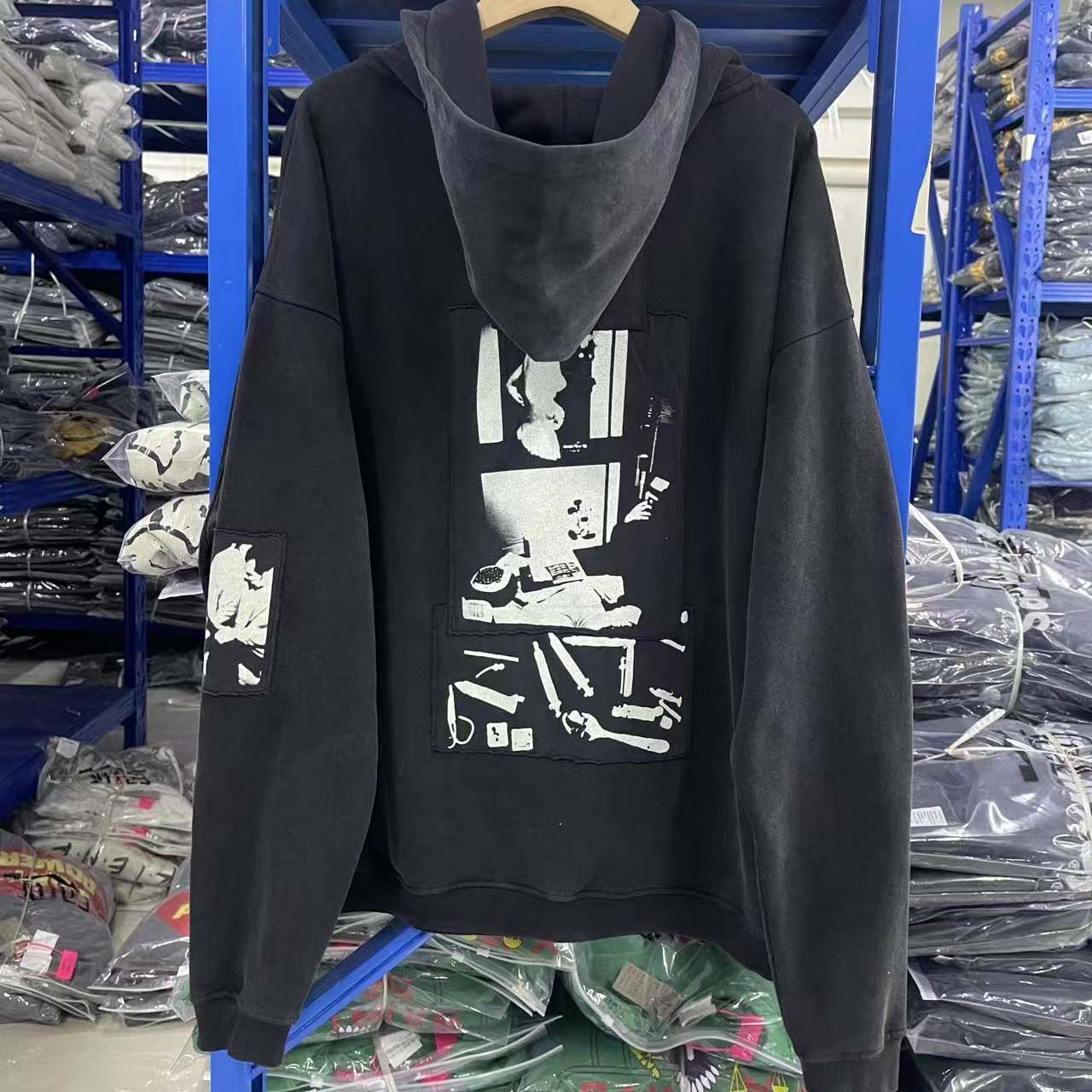 Enfants Riches Déprimés ERD Disarm Assemblage Zip Hoodie - FashionPlug