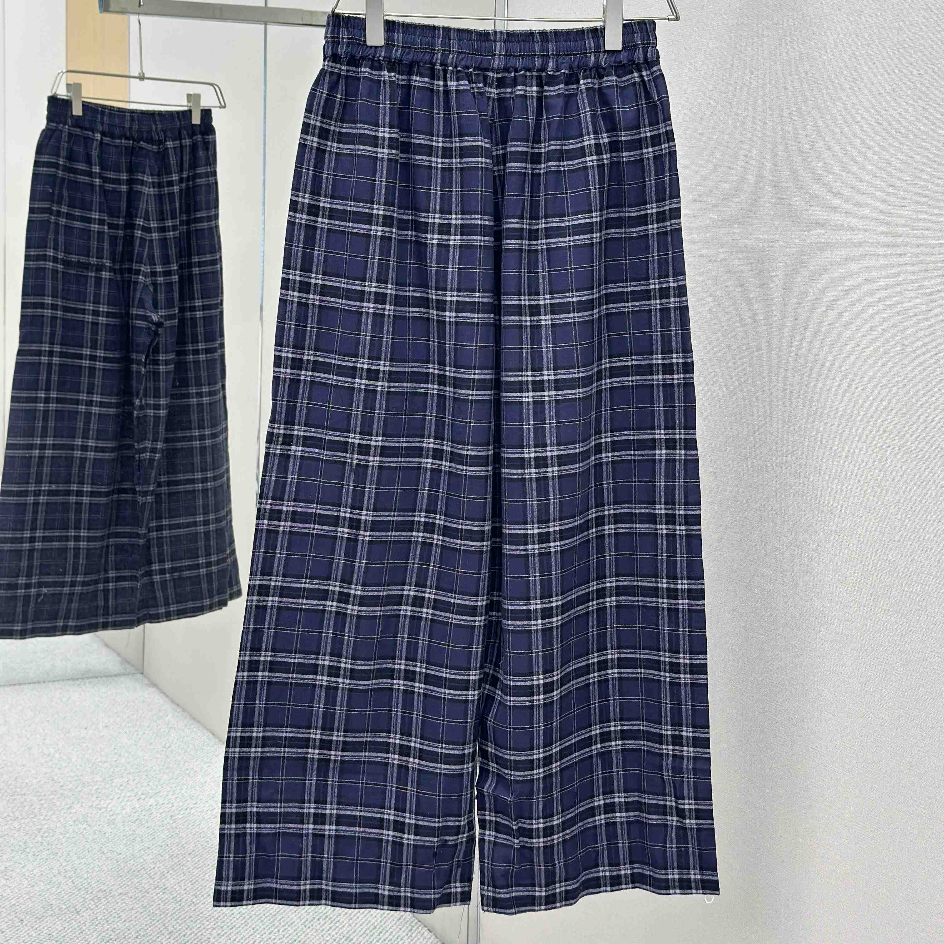 Balenciaga Check Tracksuit Pants - FashionPlug