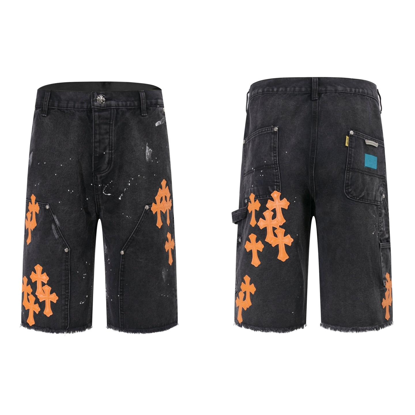Chrome Hearts Denim Shorts - FashionPlug