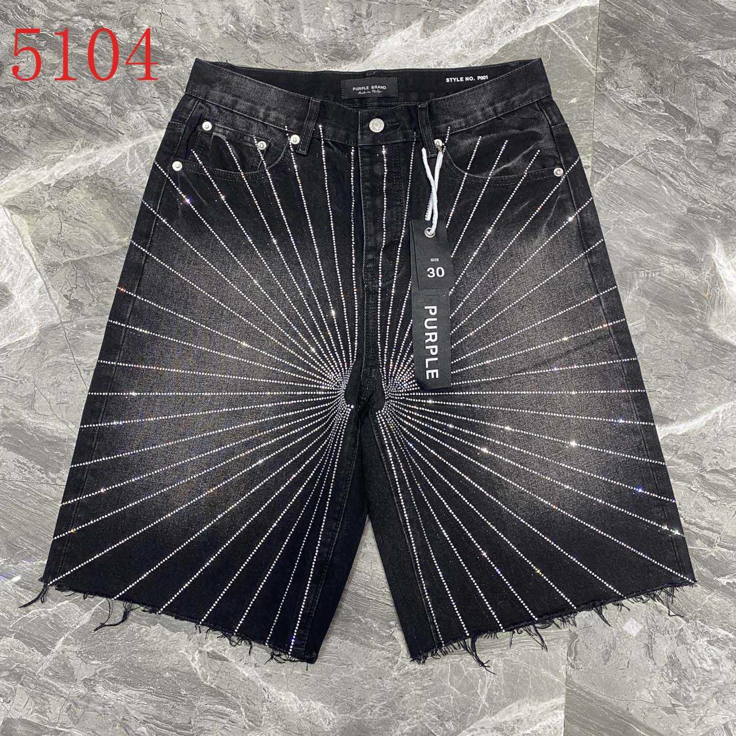 Purple-Brand Shorts   5104 - FashionPlug