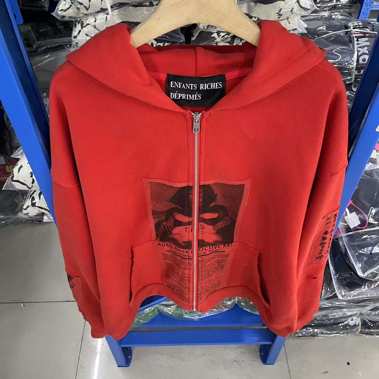 Enfants Riches Déprimes Anti-Process Thermal Lined Hoodie - FashionPlug