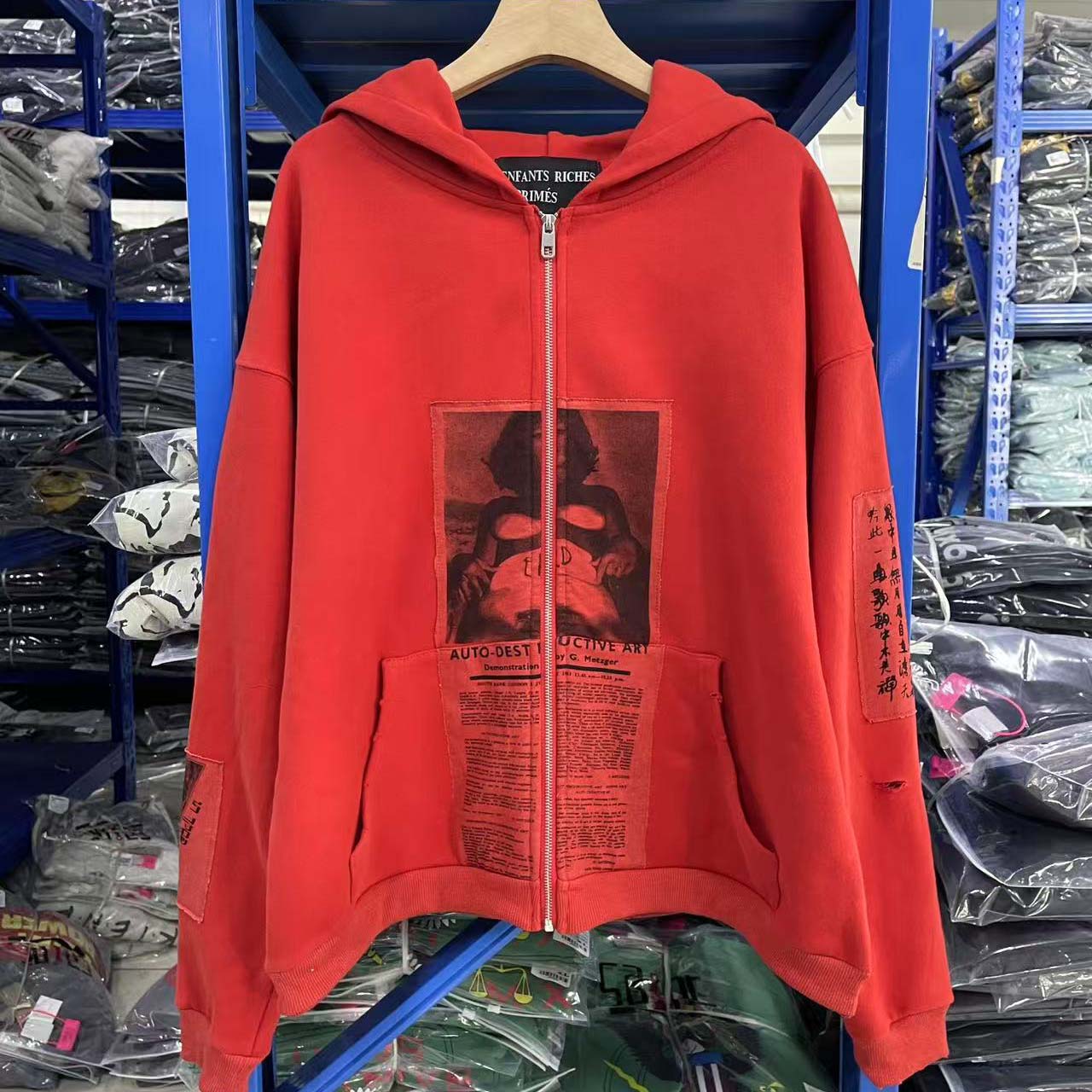 Enfants Riches Déprimes Anti-Process Thermal Lined Hoodie - FashionPlug