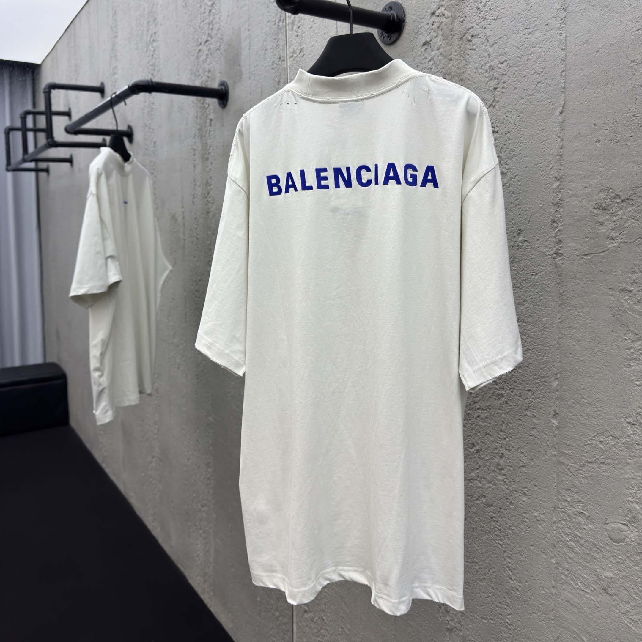 Balenciaga New Balenciaga Back T-Shirt Medium Fit  - FashionPlug