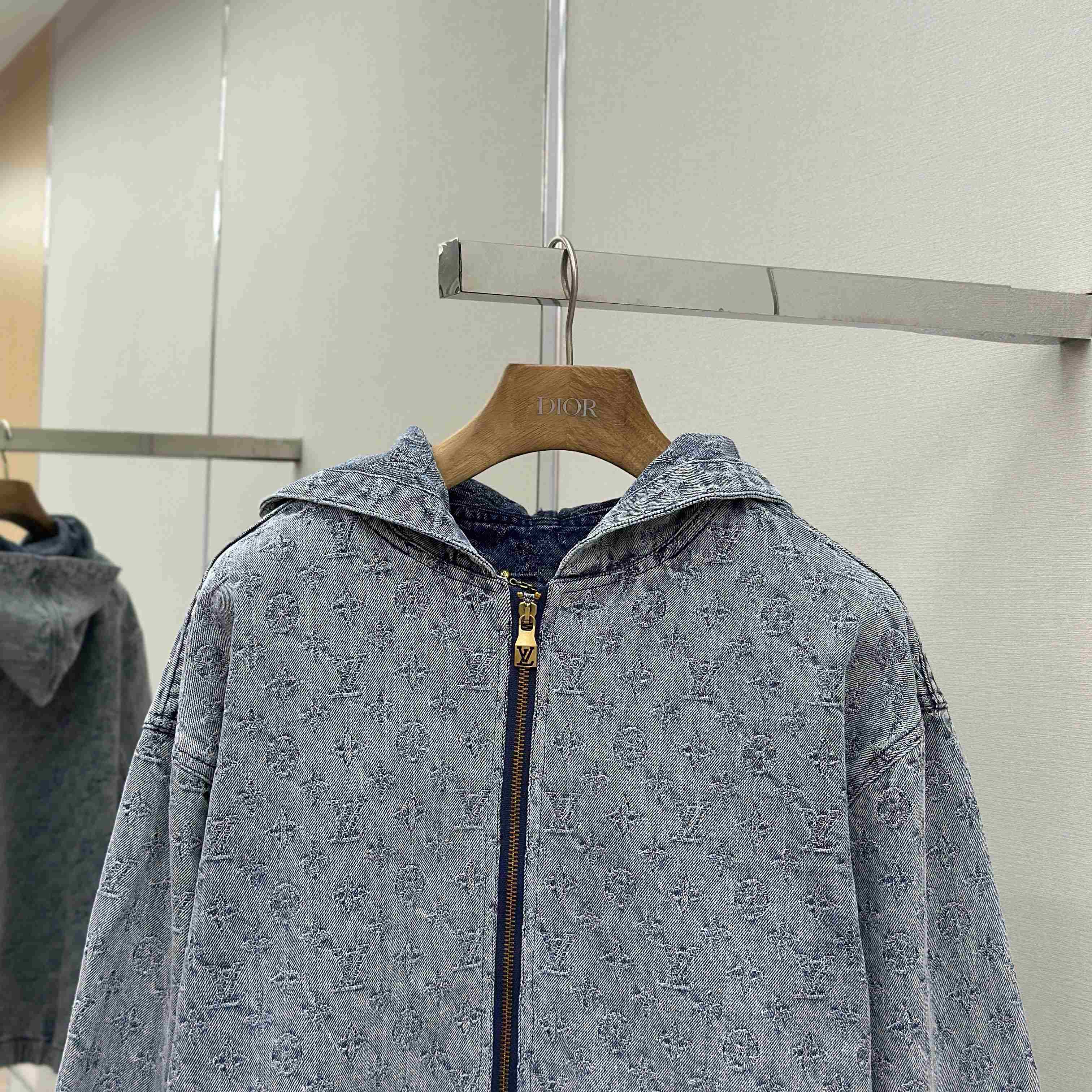Louis Vuitton Monogram Denim Jacket - FashionPlug