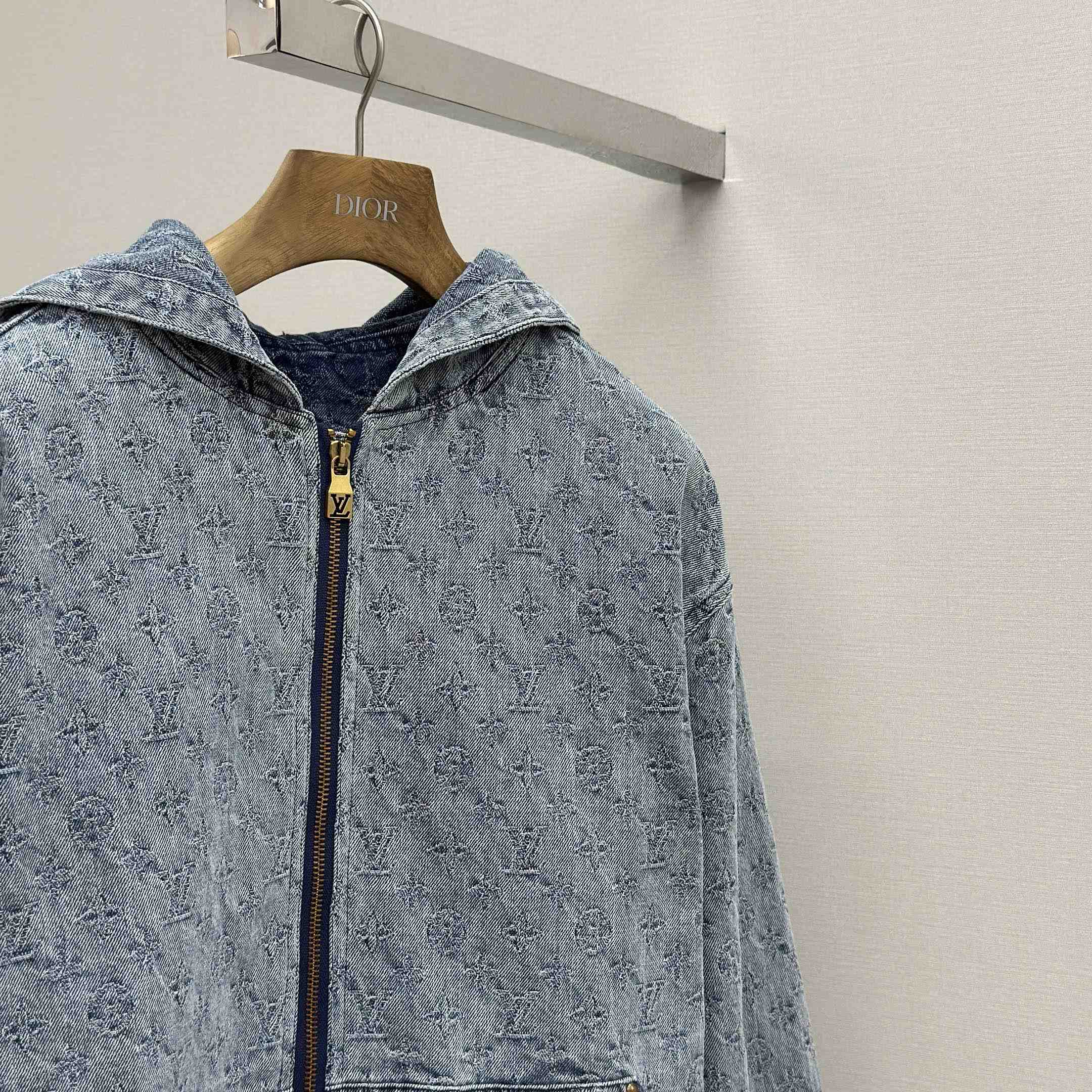 Louis Vuitton Monogram Denim Jacket - FashionPlug