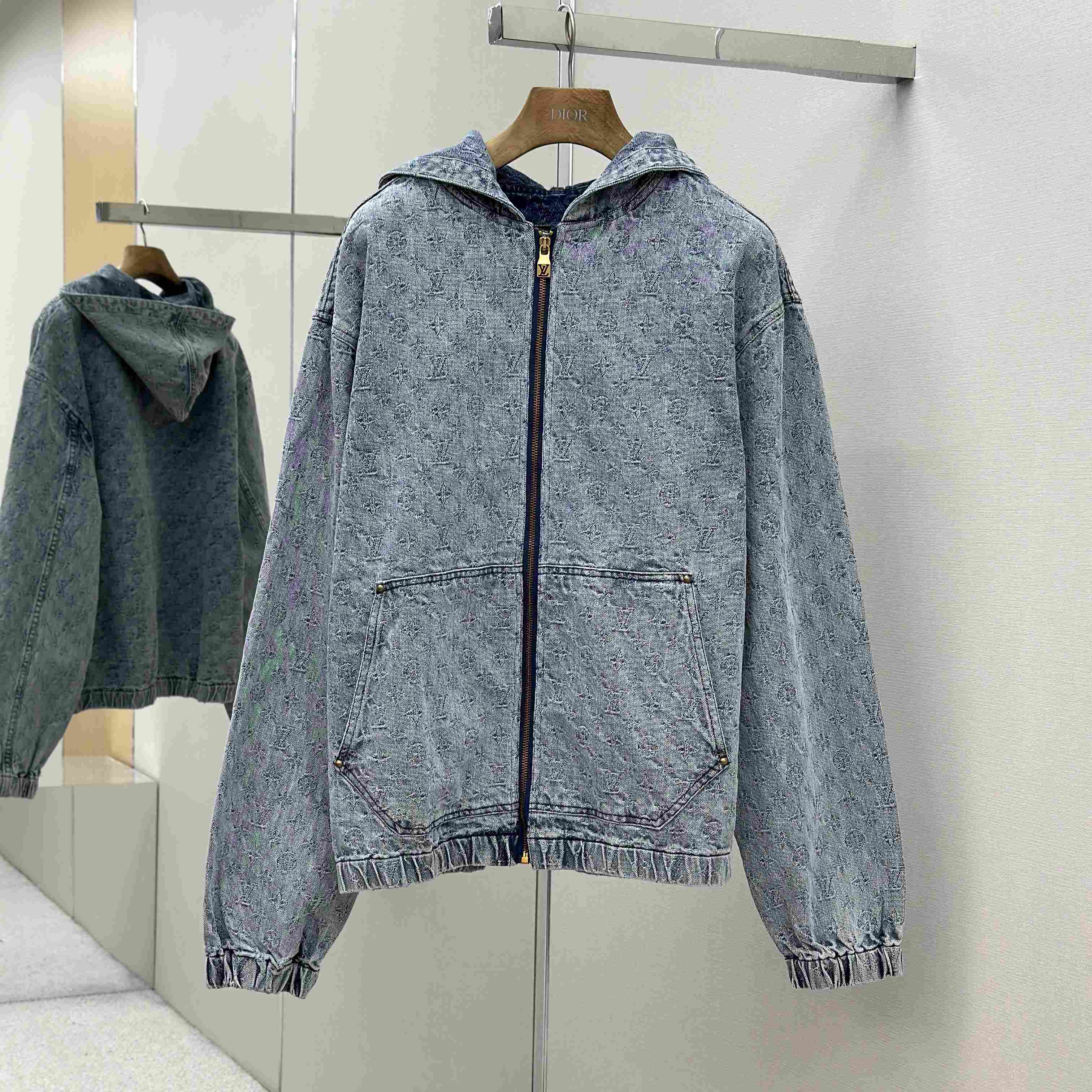 Louis Vuitton Monogram Denim Jacket - FashionPlug