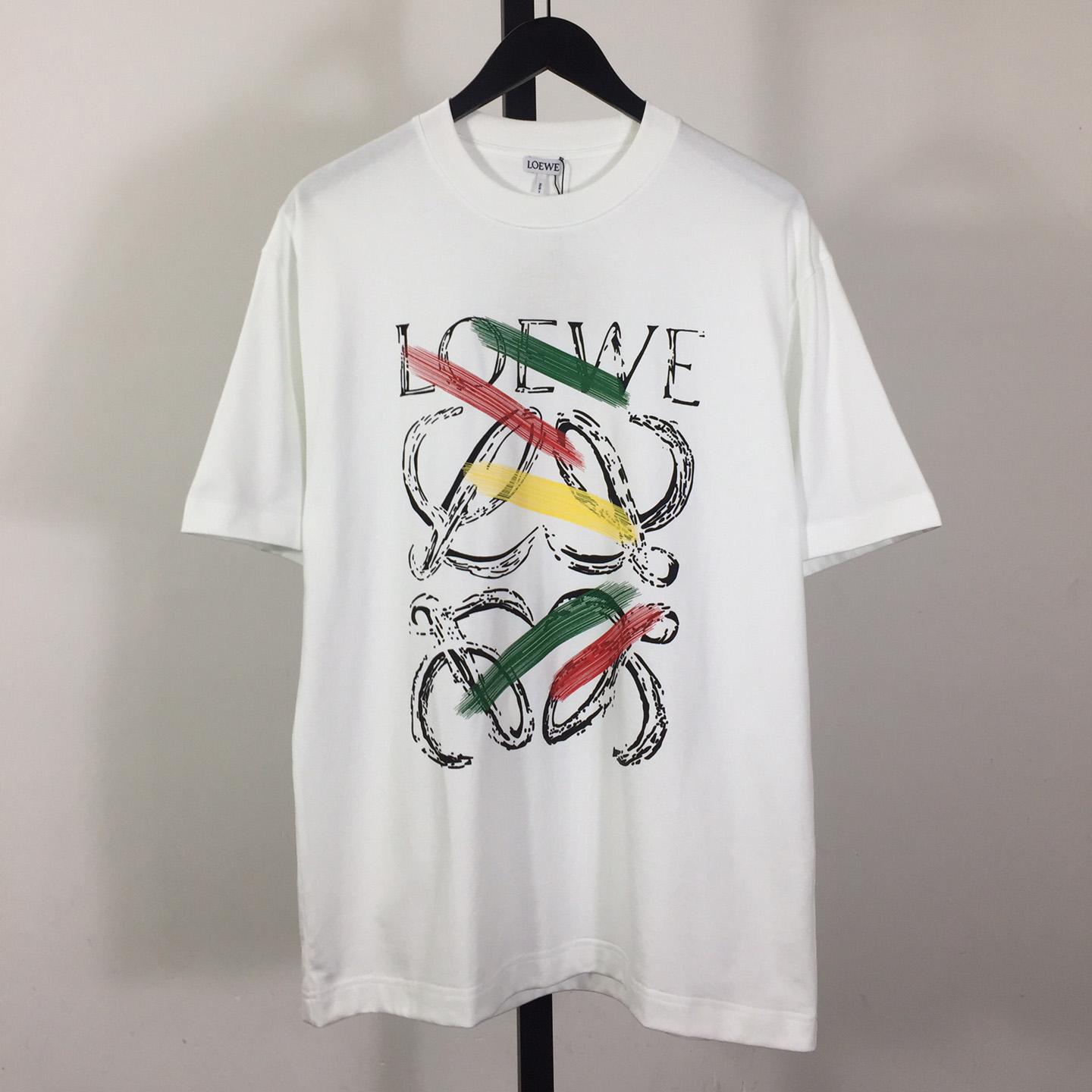 Loewe Loose Fit T-shirt In Cotton - FashionPlug