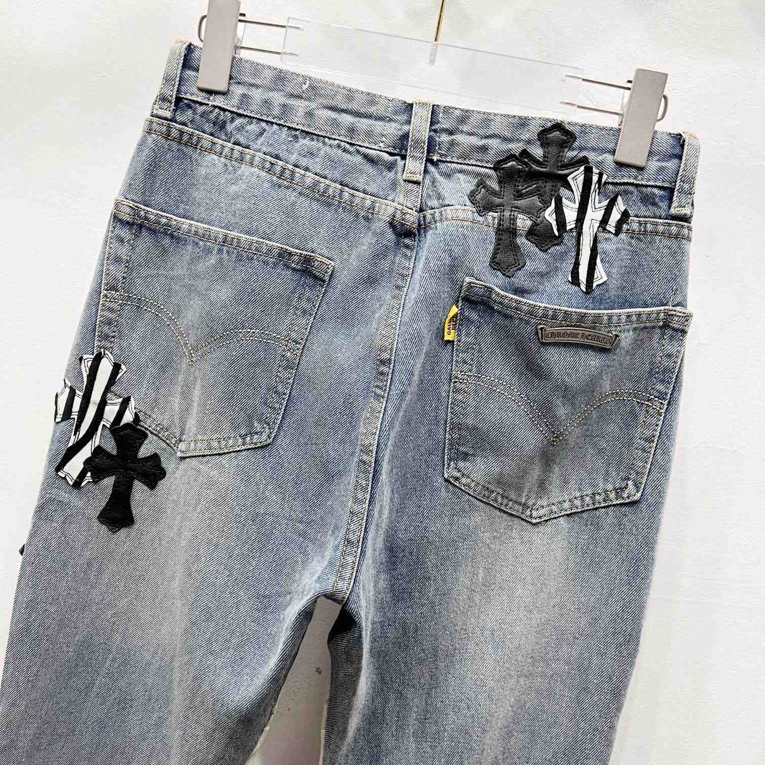 Gallery Dept. x Chrome Hearts Jeans - FashionPlug