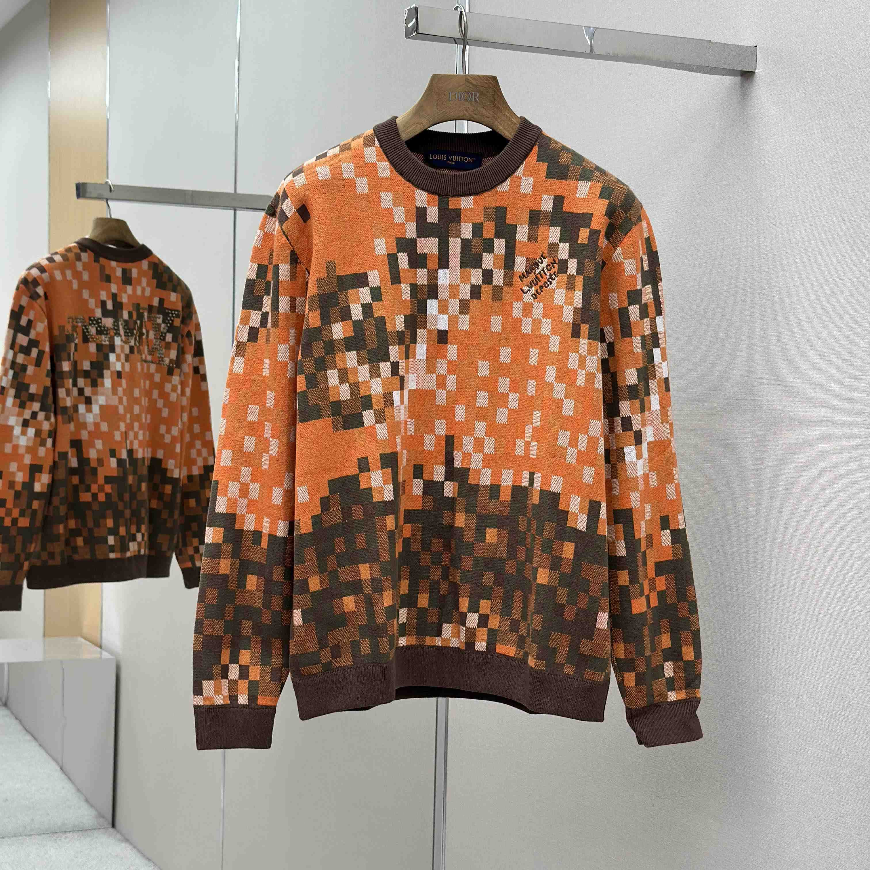 Louis Vuitton Jacquard Cotton Pullover   1AFXRN - FashionPlug