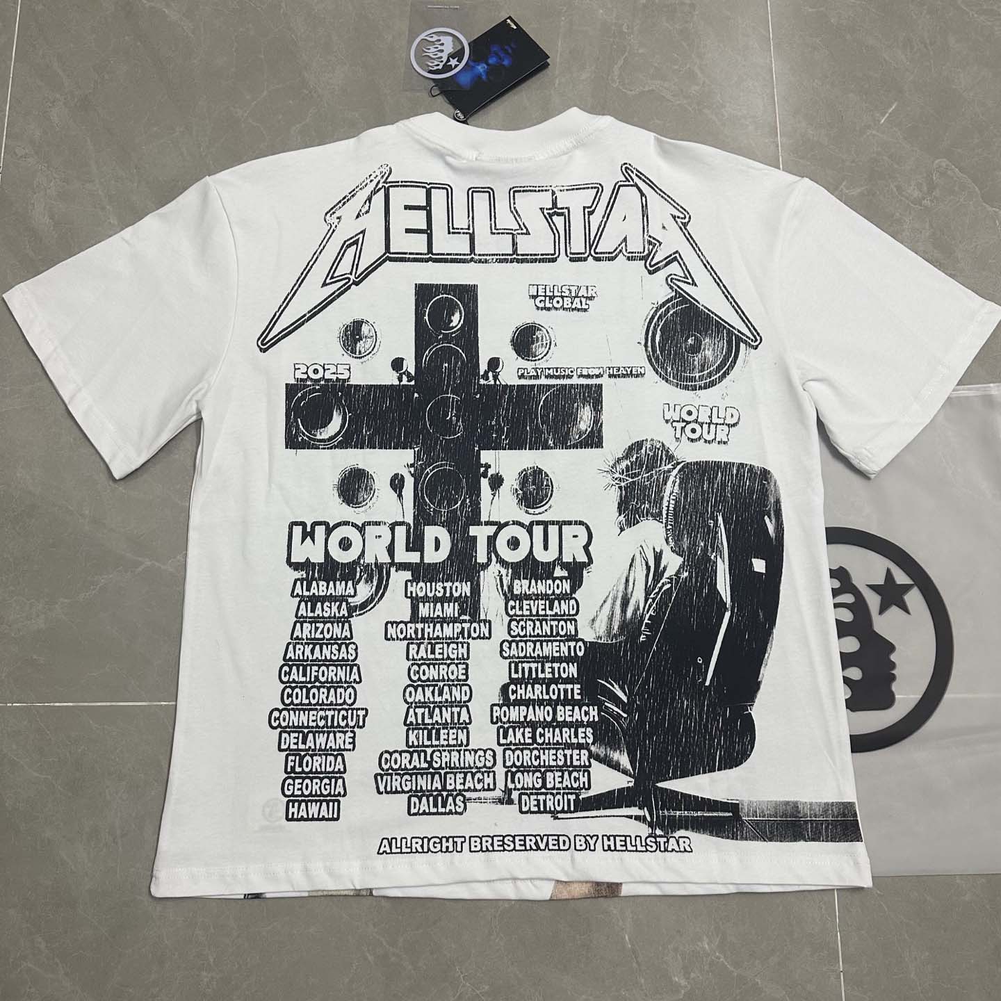 Hellstar World Tour T-Shirt - FashionPlug