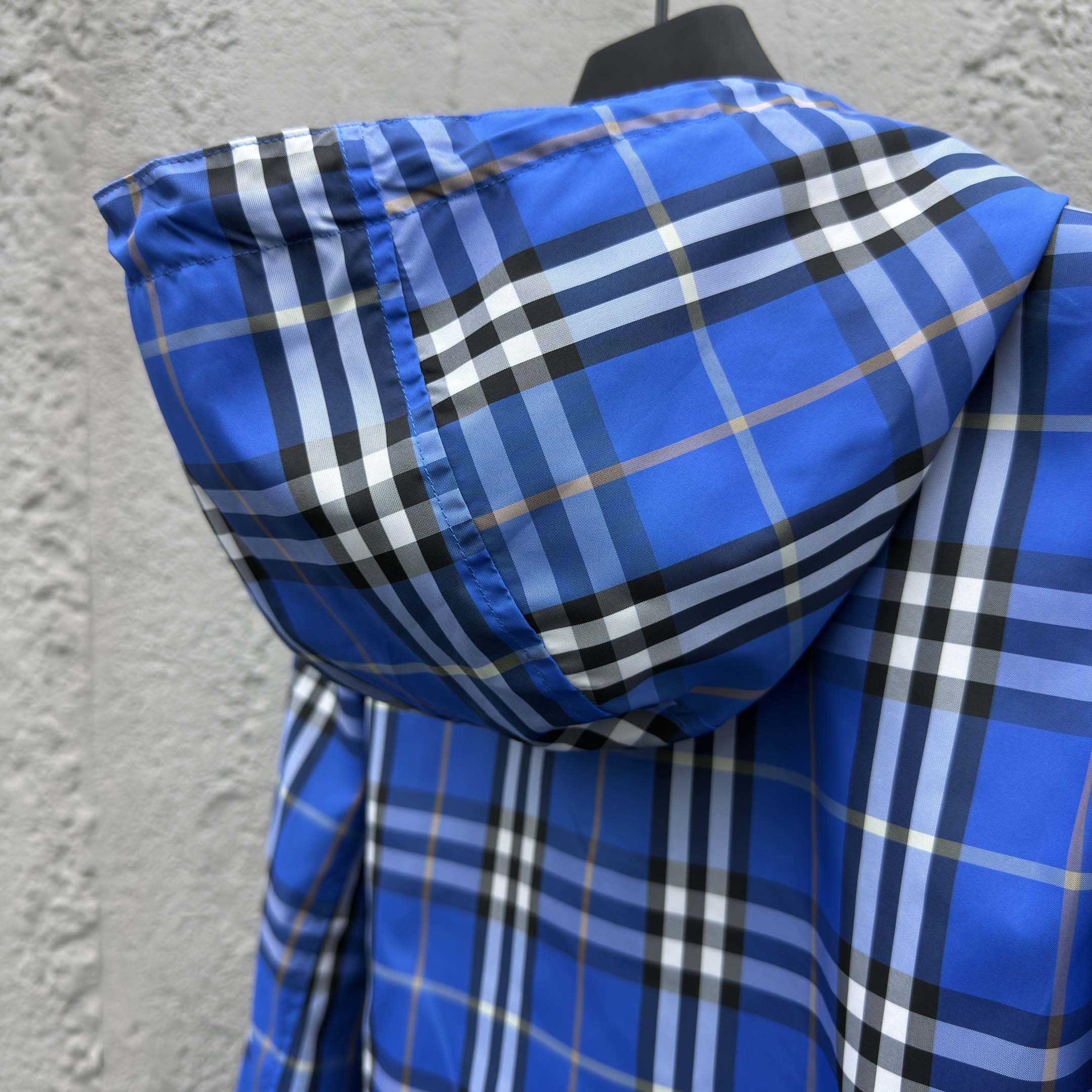 Burberry Reversible Check Hooded Jacket - FashionPlug