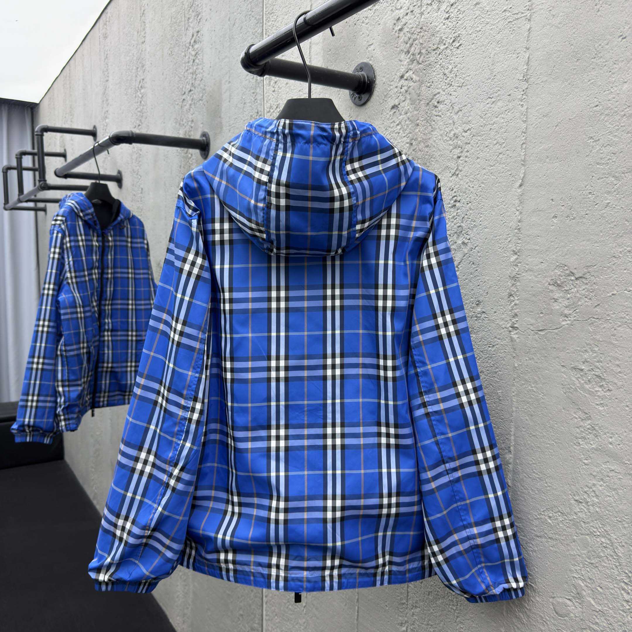 Burberry Reversible Check Hooded Jacket - FashionPlug
