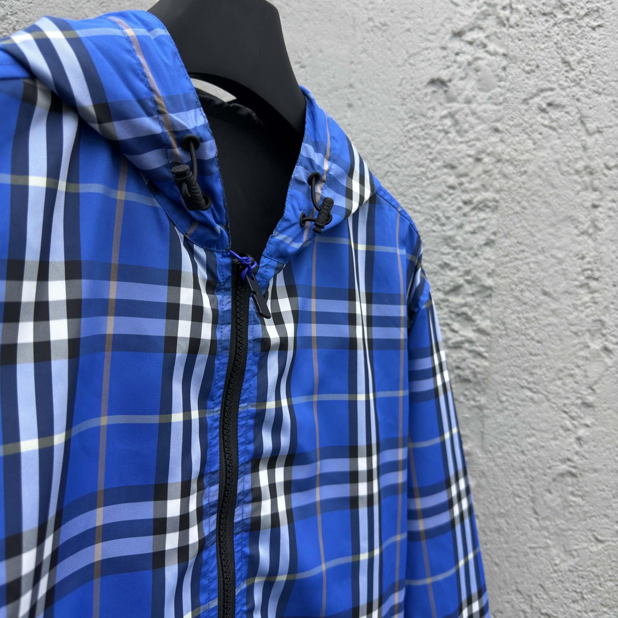 Burberry Reversible Check Hooded Jacket - FashionPlug
