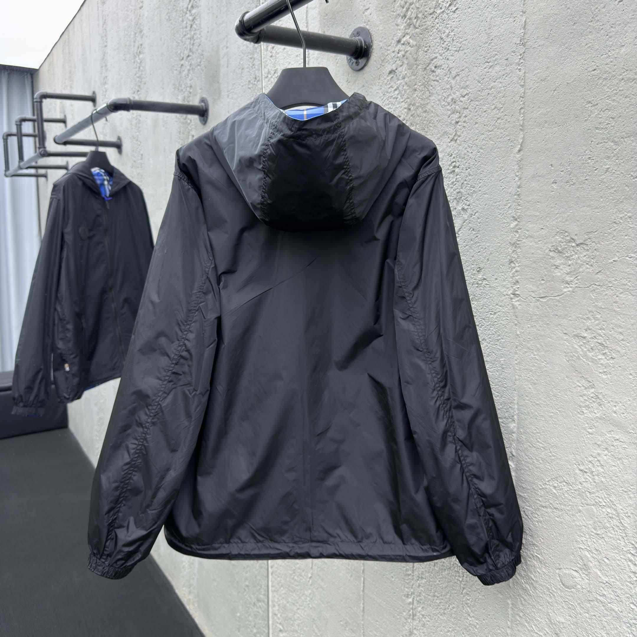 Burberry Reversible Check Hooded Jacket - FashionPlug