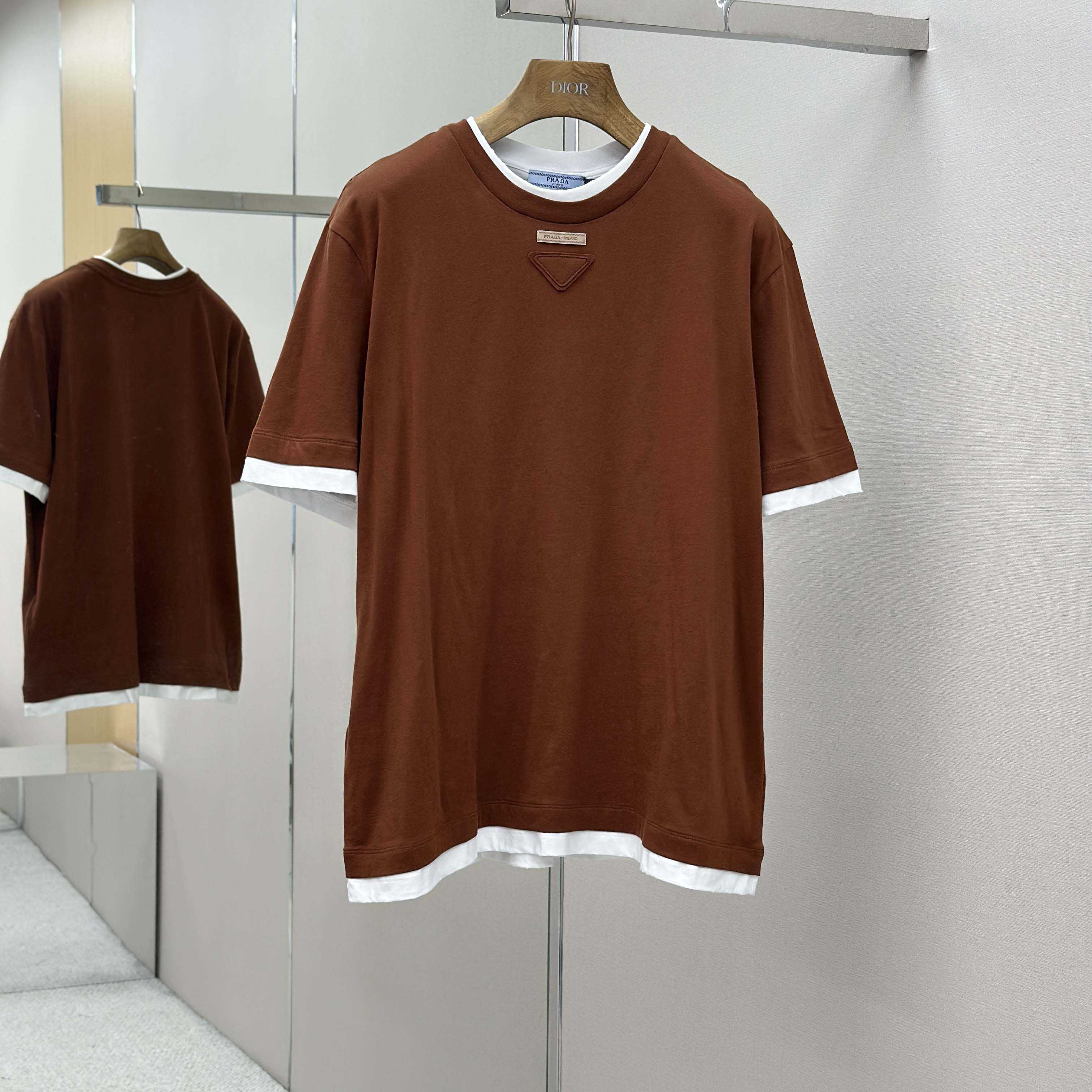 Prada Cotton jersey T-shirt - FashionPlug