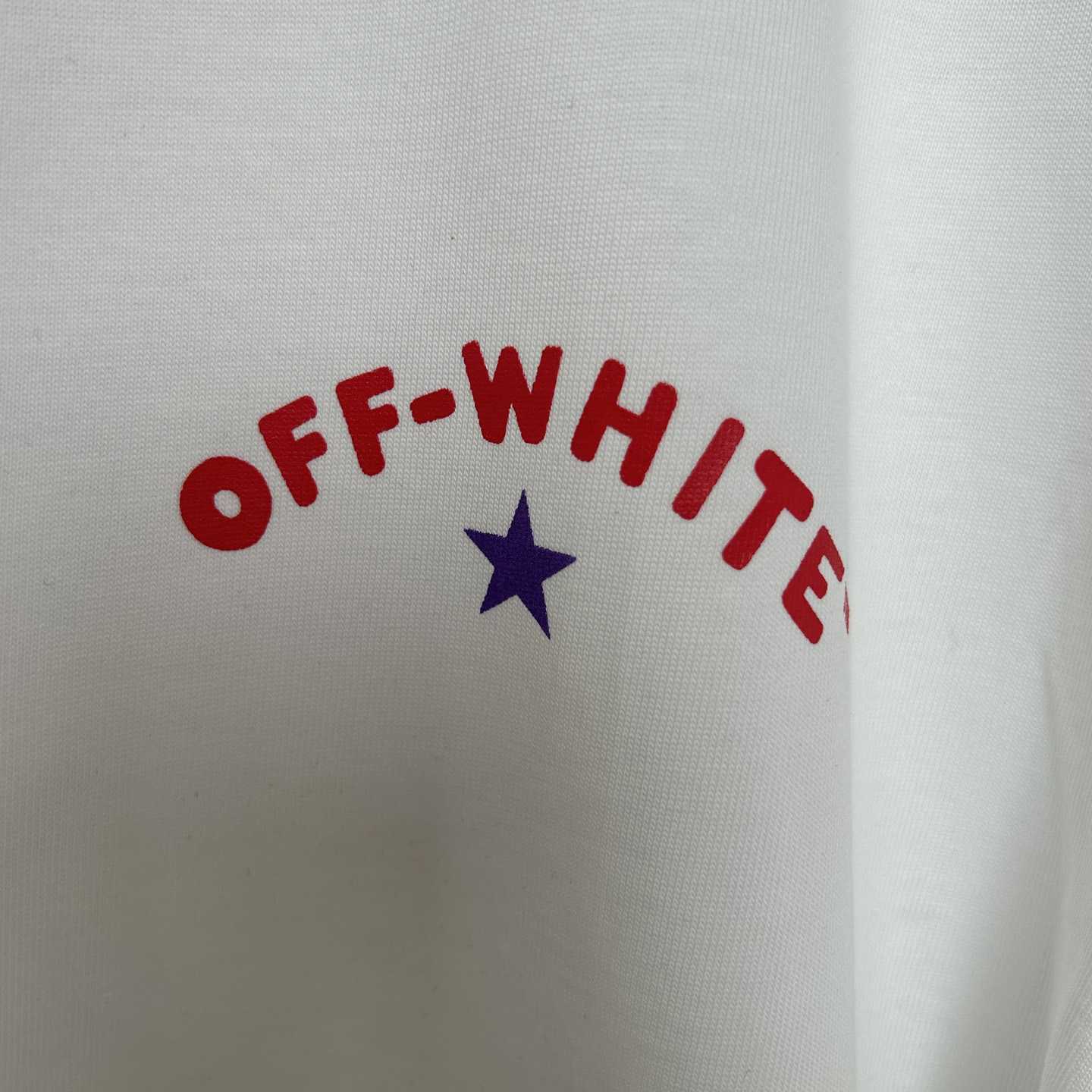 Off-White White Starry Arrow T-Shirt - FashionPlug