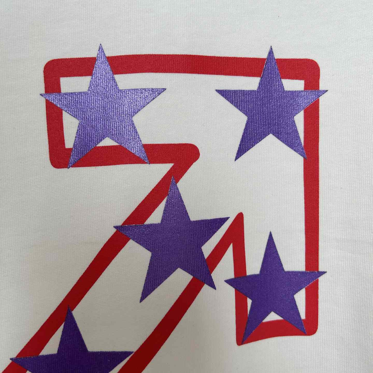 Off-White White Starry Arrow T-Shirt - FashionPlug