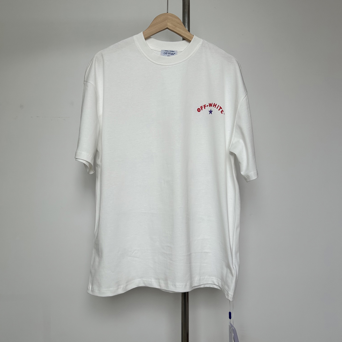 Off-White White Starry Arrow T-Shirt - FashionPlug