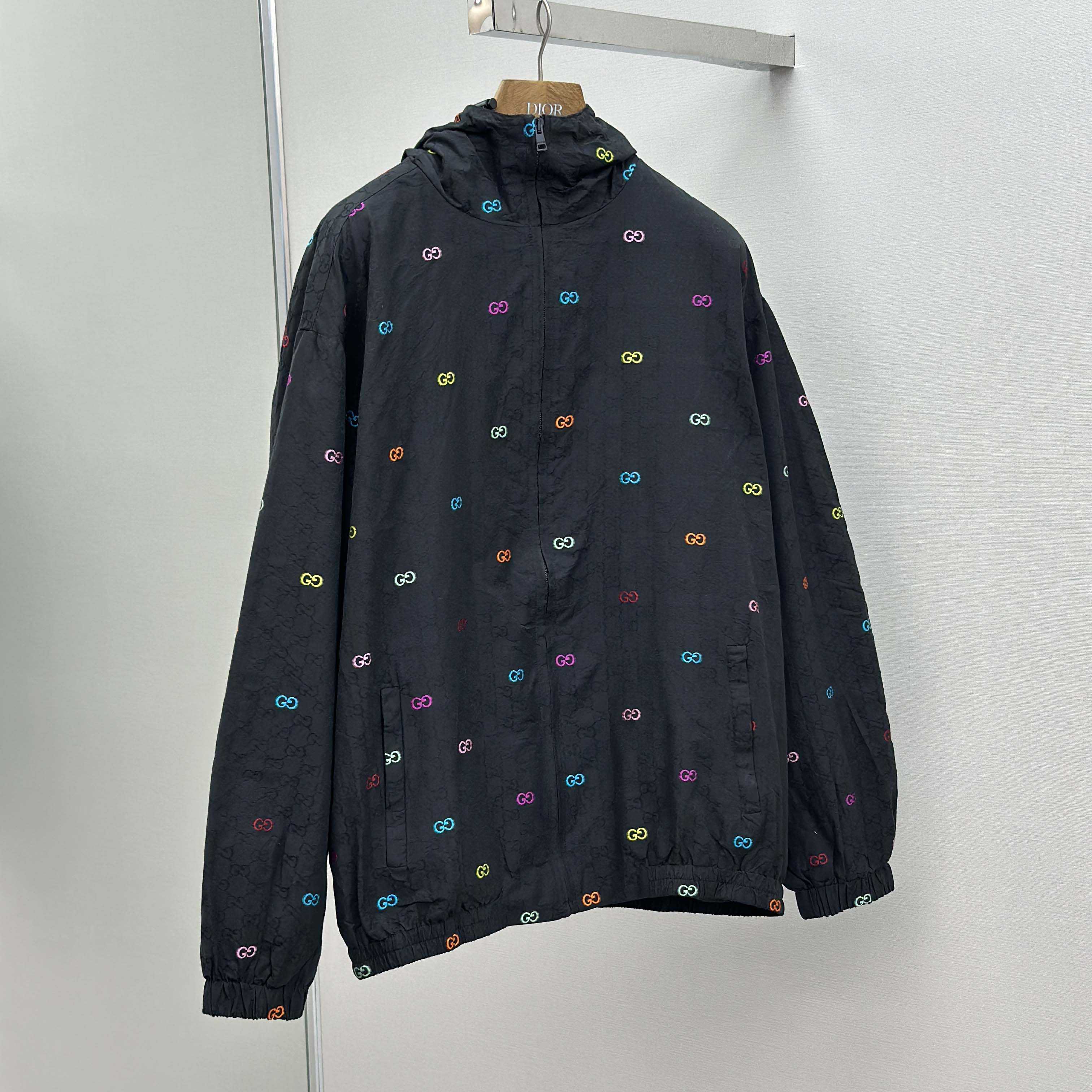 Gucci GG Cotton Ripstop Zip Jacket  - FashionPlug