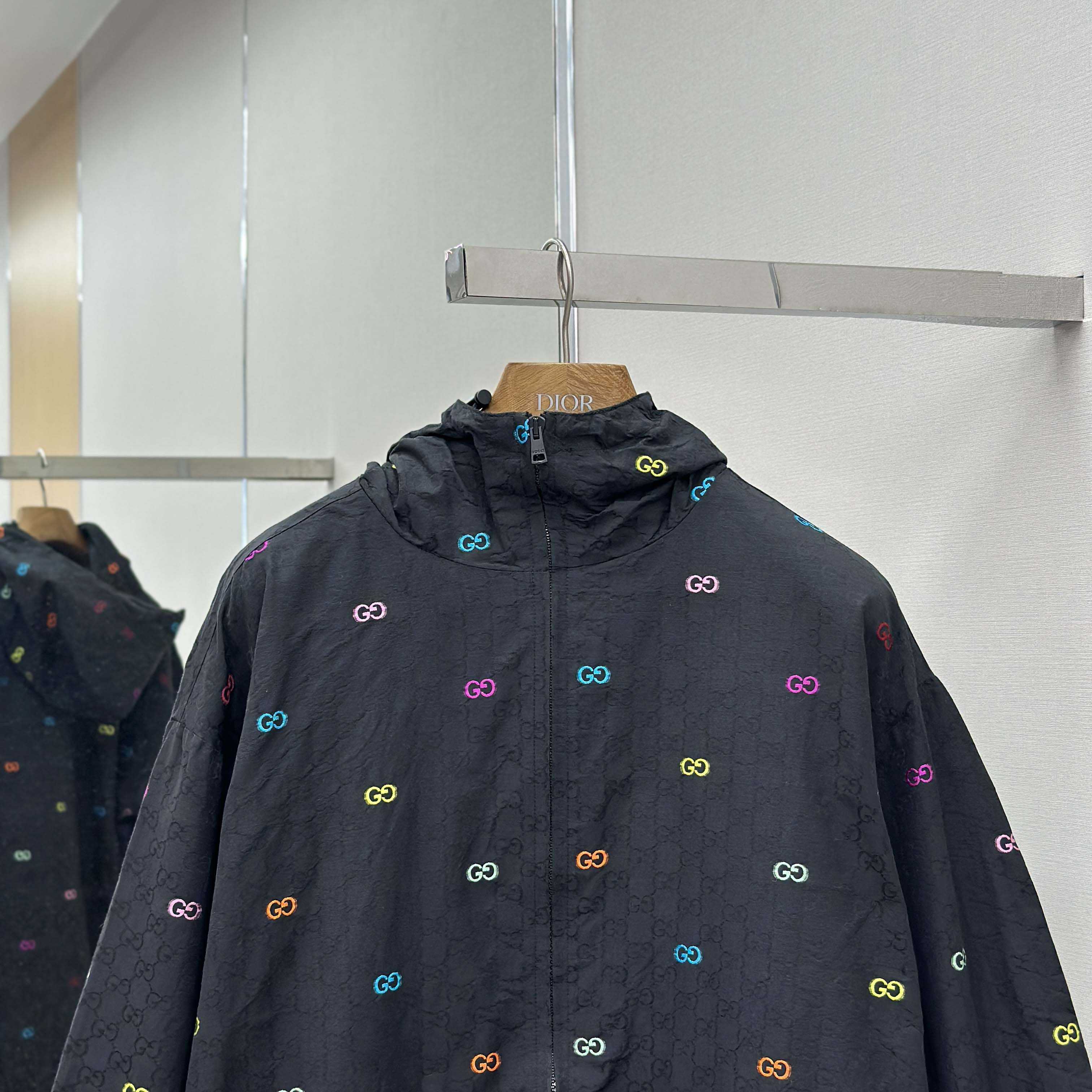 Gucci GG Cotton Ripstop Zip Jacket  - FashionPlug